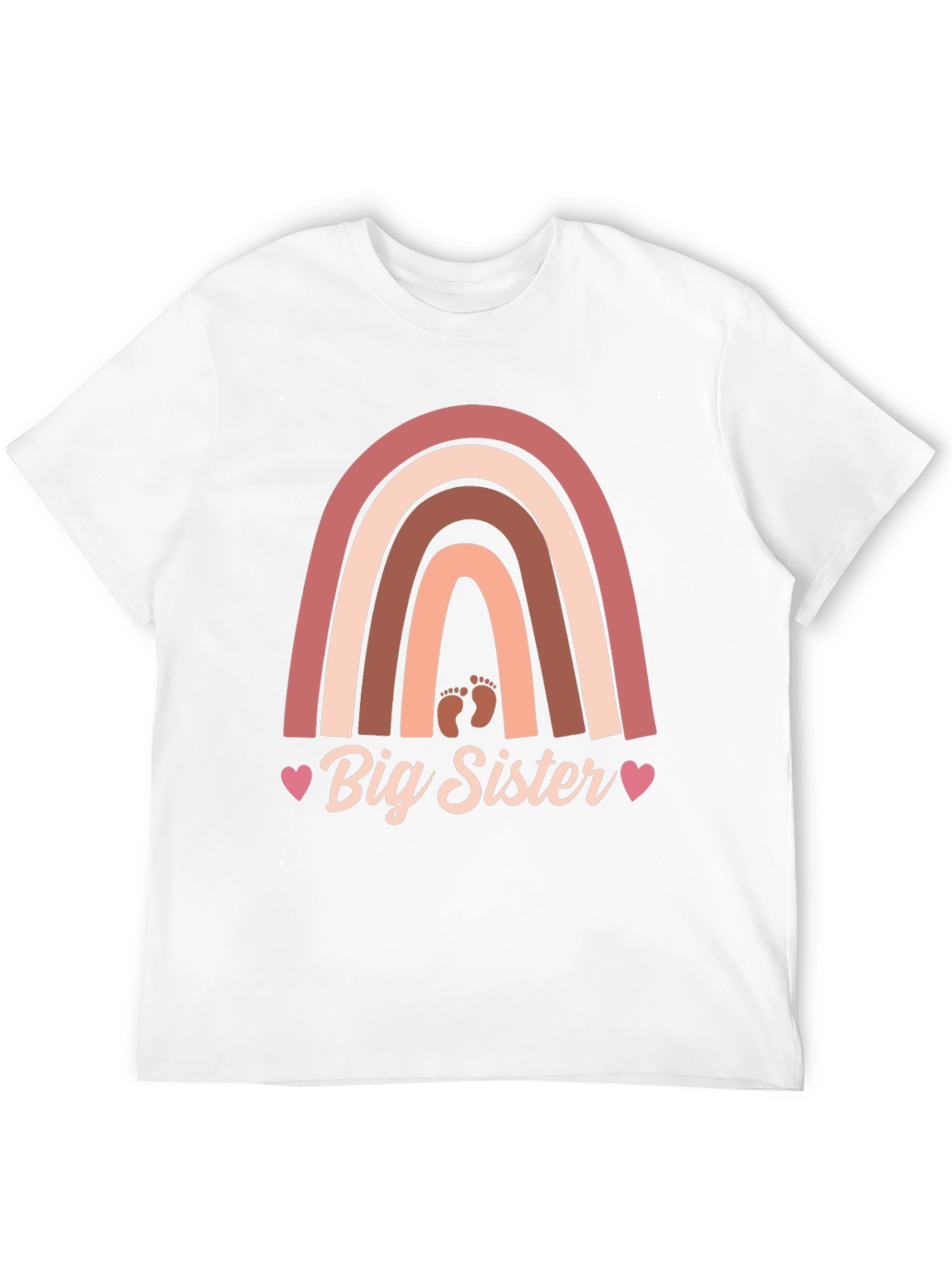 Big Sister Rainbow Graphic Tee