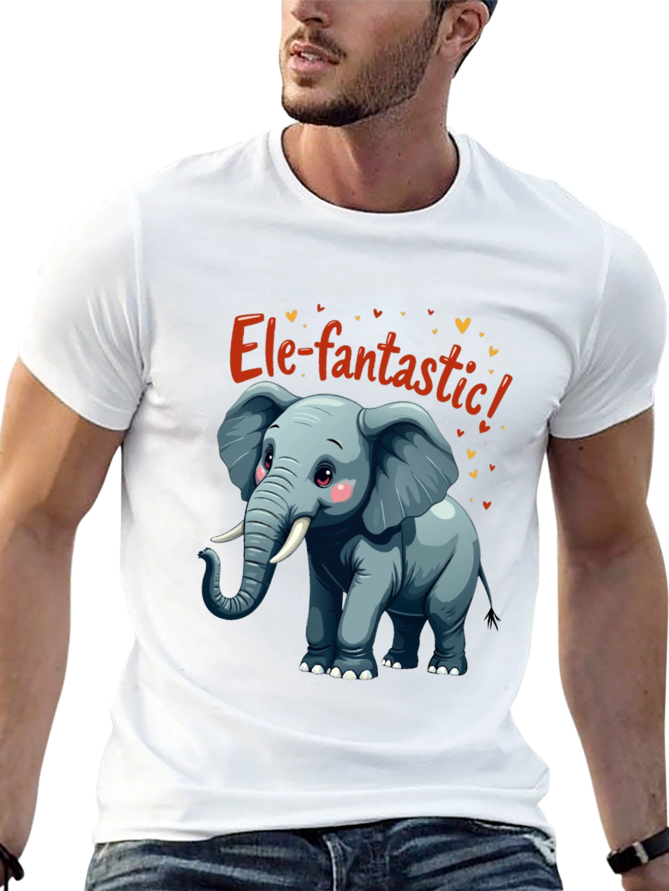 Ele-fantastic Elephant T-Shirt - Cute Cartoon Tee