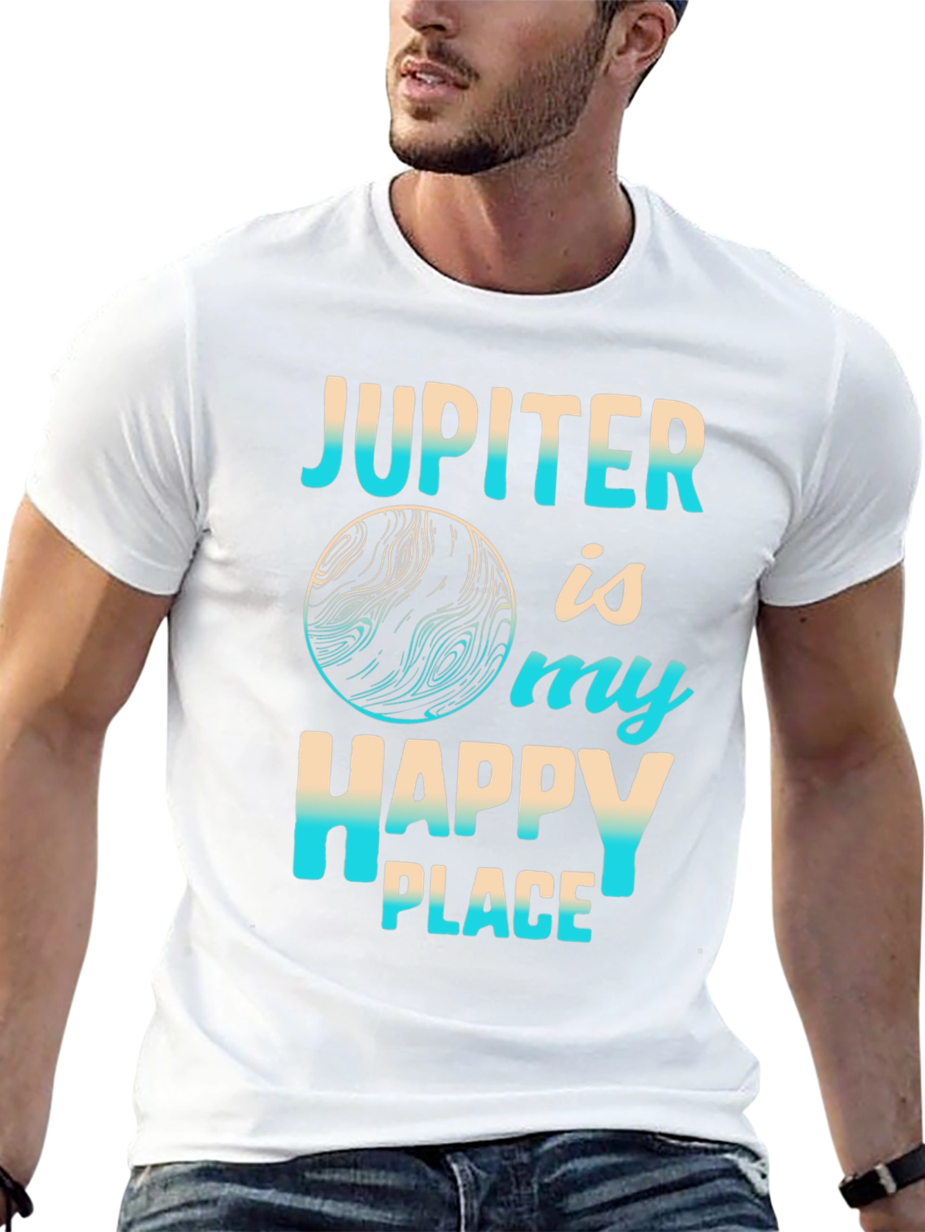 Jupiter Happy Place Graphic T-Shirt