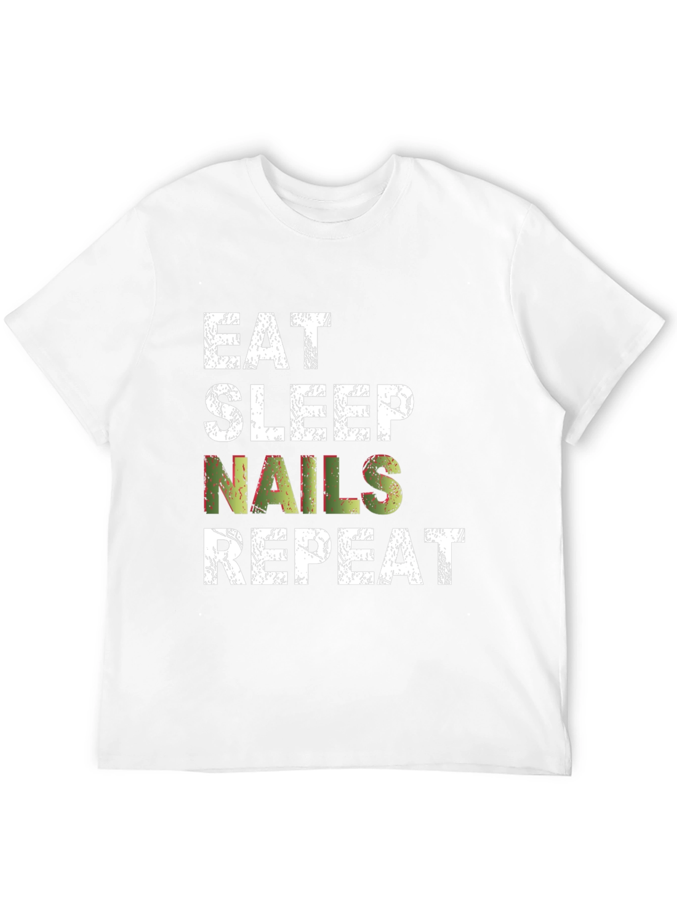 Eat Sleep Nails Repeat Graphic Tee