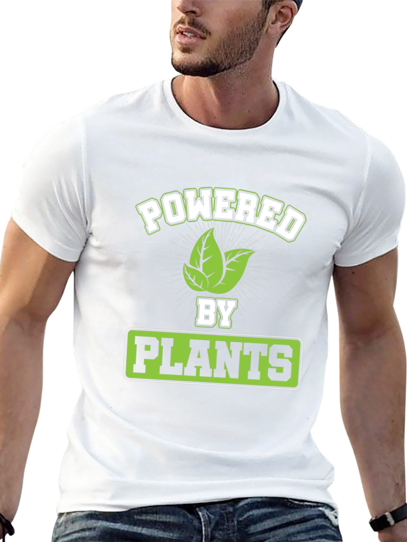Powered by Plants Graphic Tee - Vegan T-Shirt