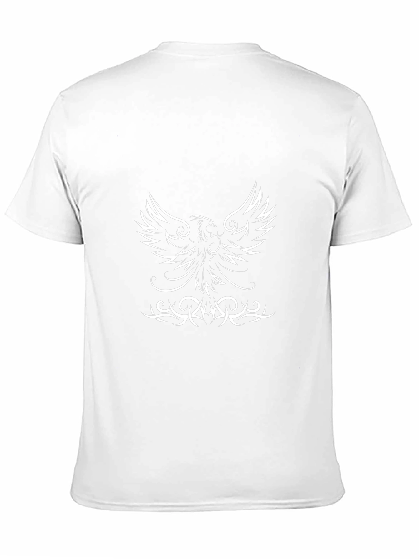Phoenix Graphic Print Black T-Shirt
