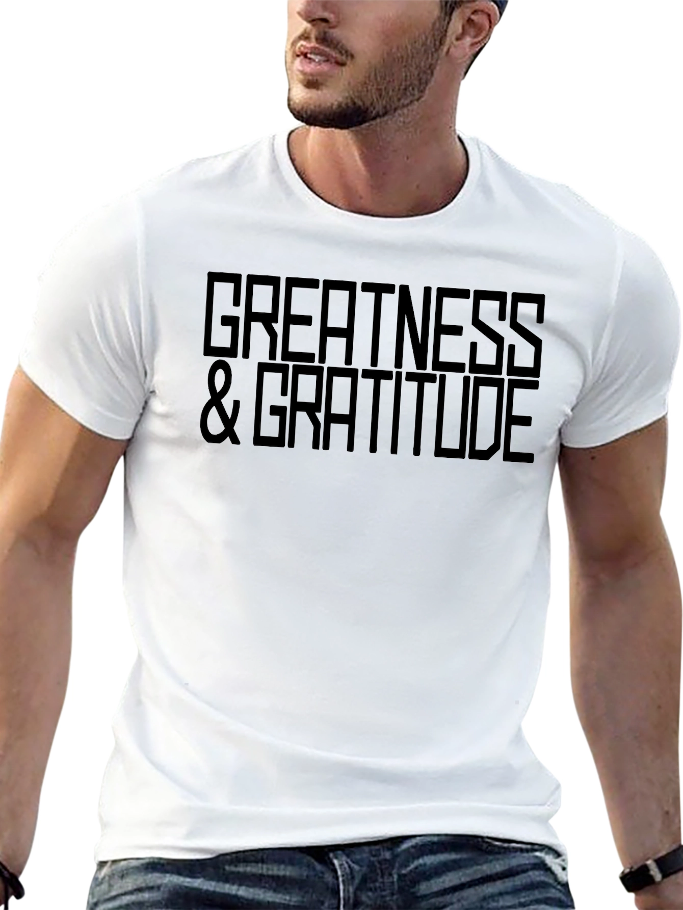 Greatness & Gratitude T-Shirt - Black