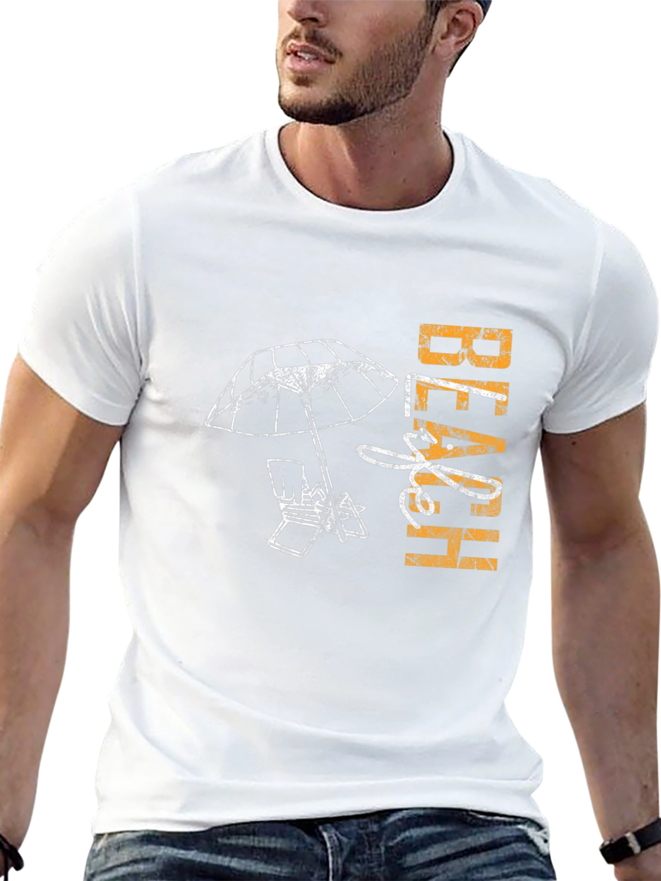 Beach Life Graphic Tee - Relaxed Coastal Style