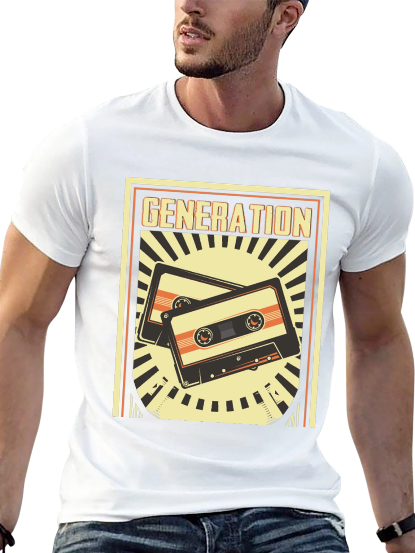 Retro Generation Cassette Tape Graphic Tee