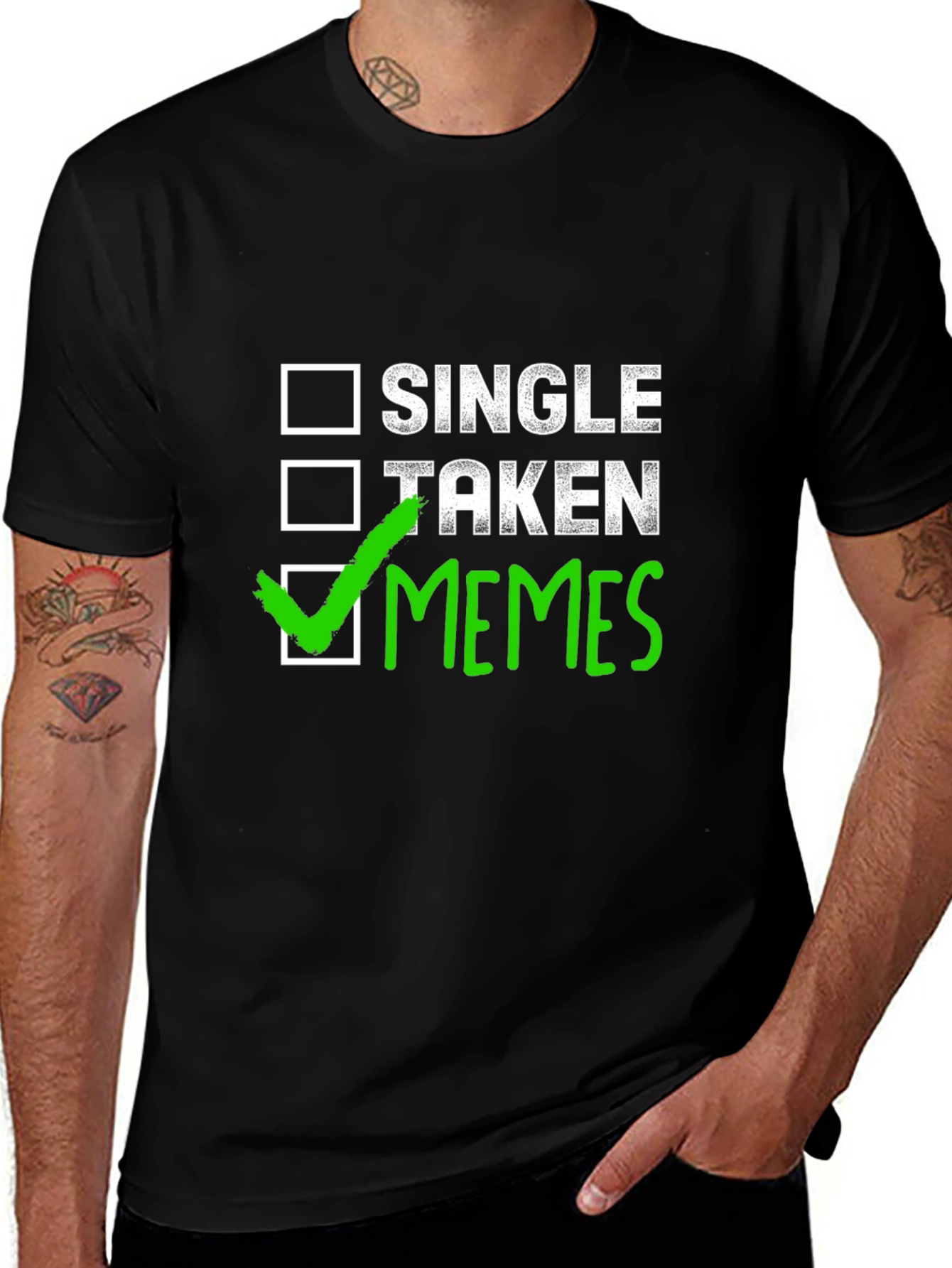 Single Taken Memes T-Shirt - Funny Graphic Tee