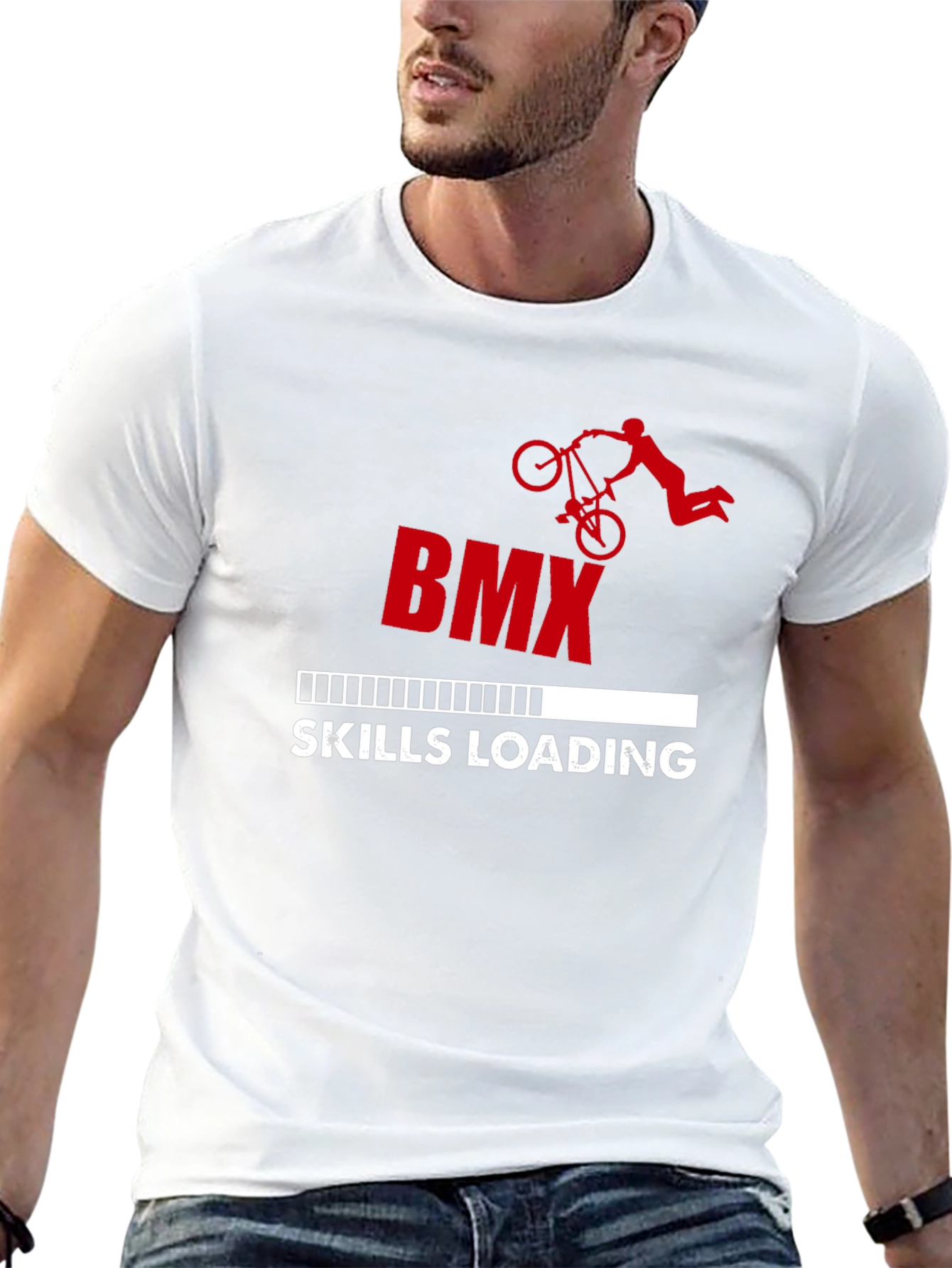BMX Skills Loading Graphic T-Shirt