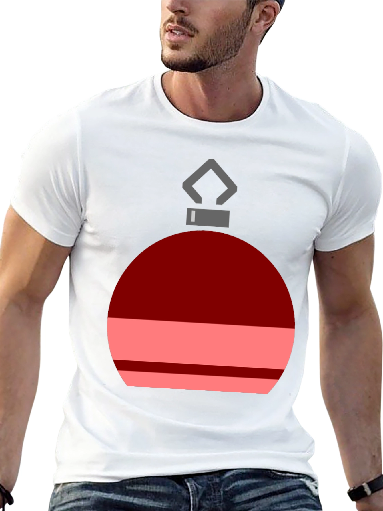 Festive Ornament Graphic Tee - Holiday Cheer
