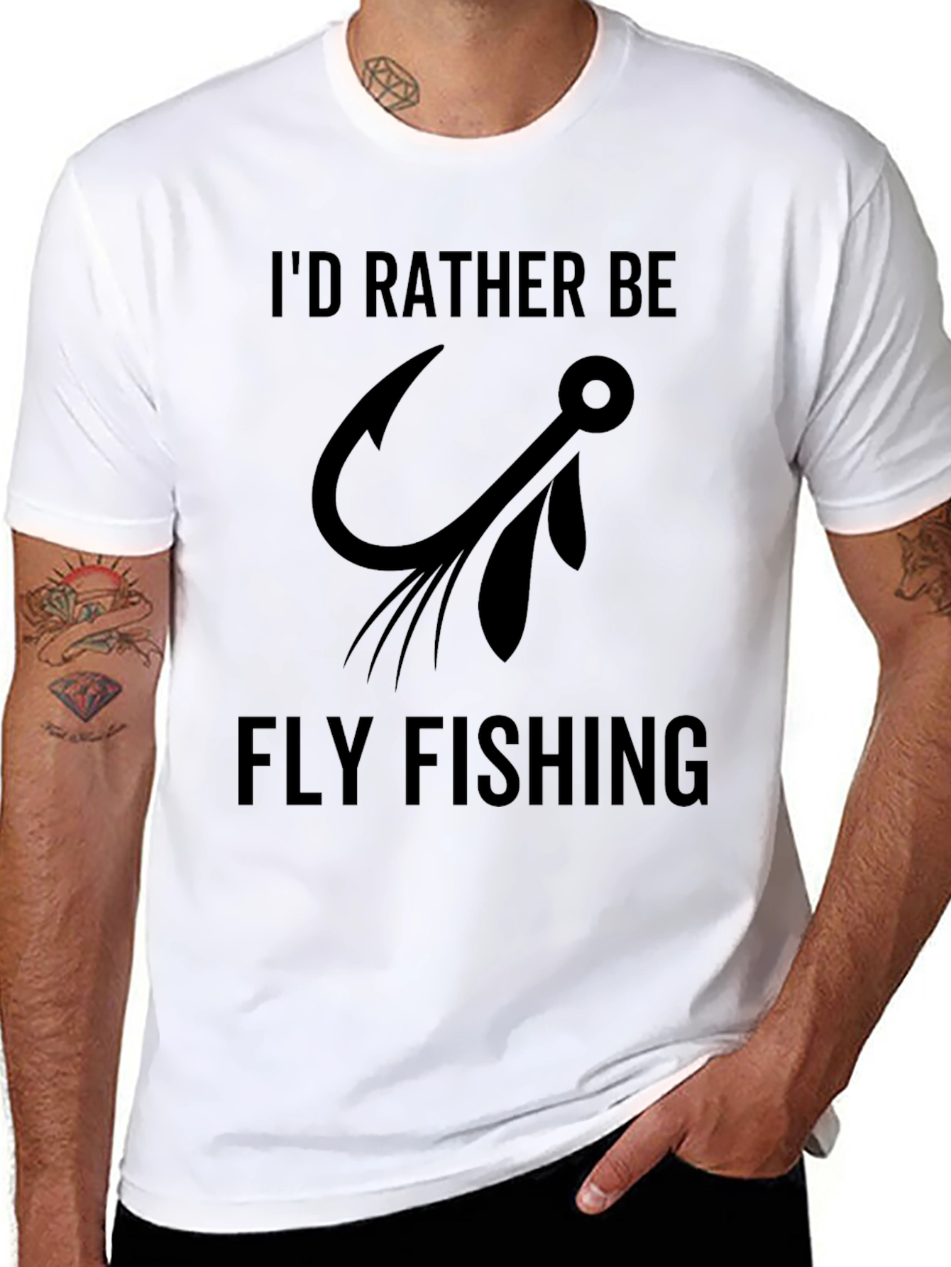 Id Rather Be Fly Fishing T-Shirt