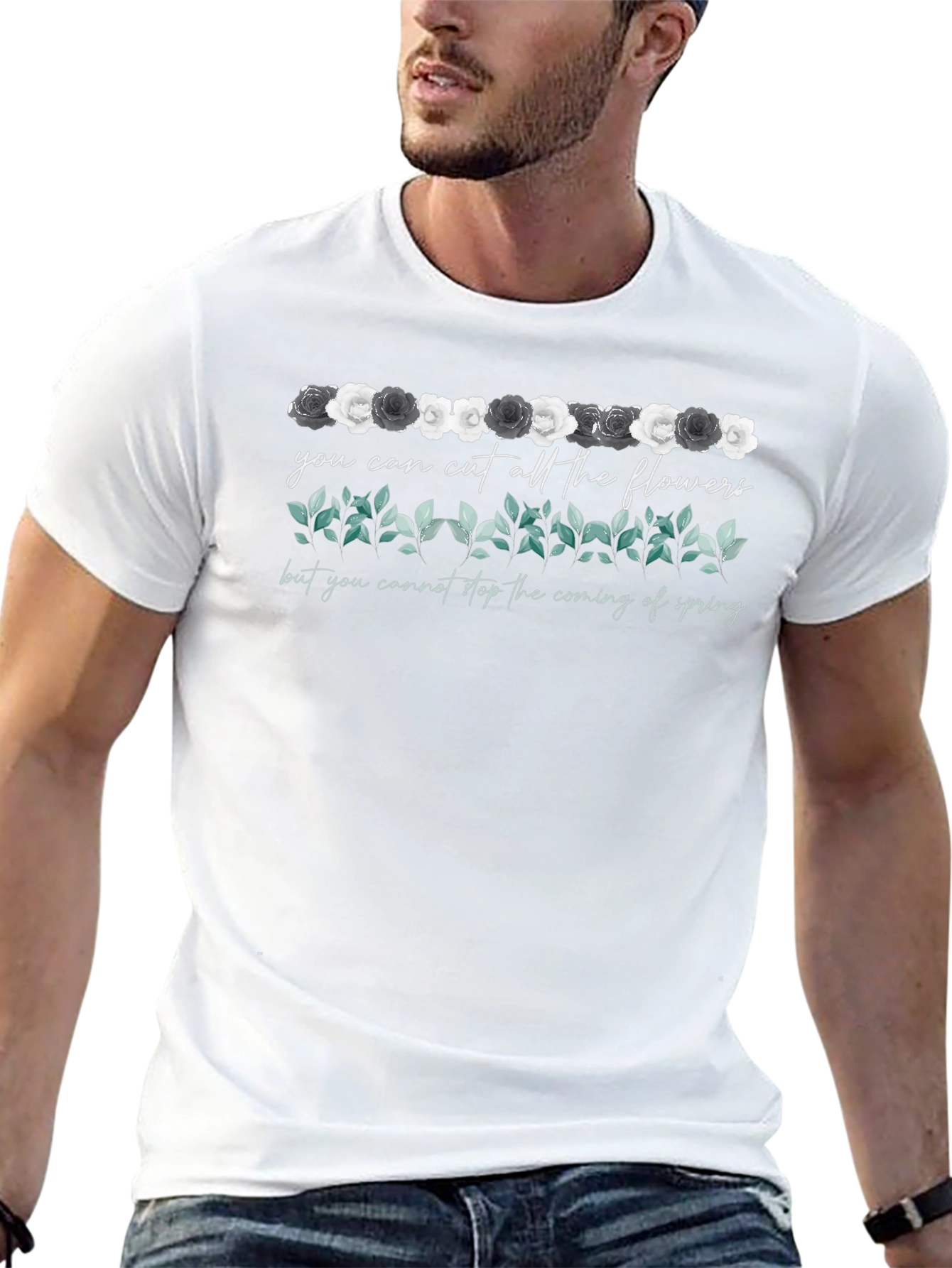 Floral Spring Quote T-Shirt