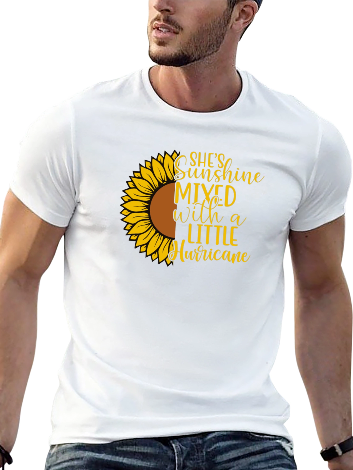 Sunflower Shes Sunshine Mixed With A Little Hurricane T-Shirt