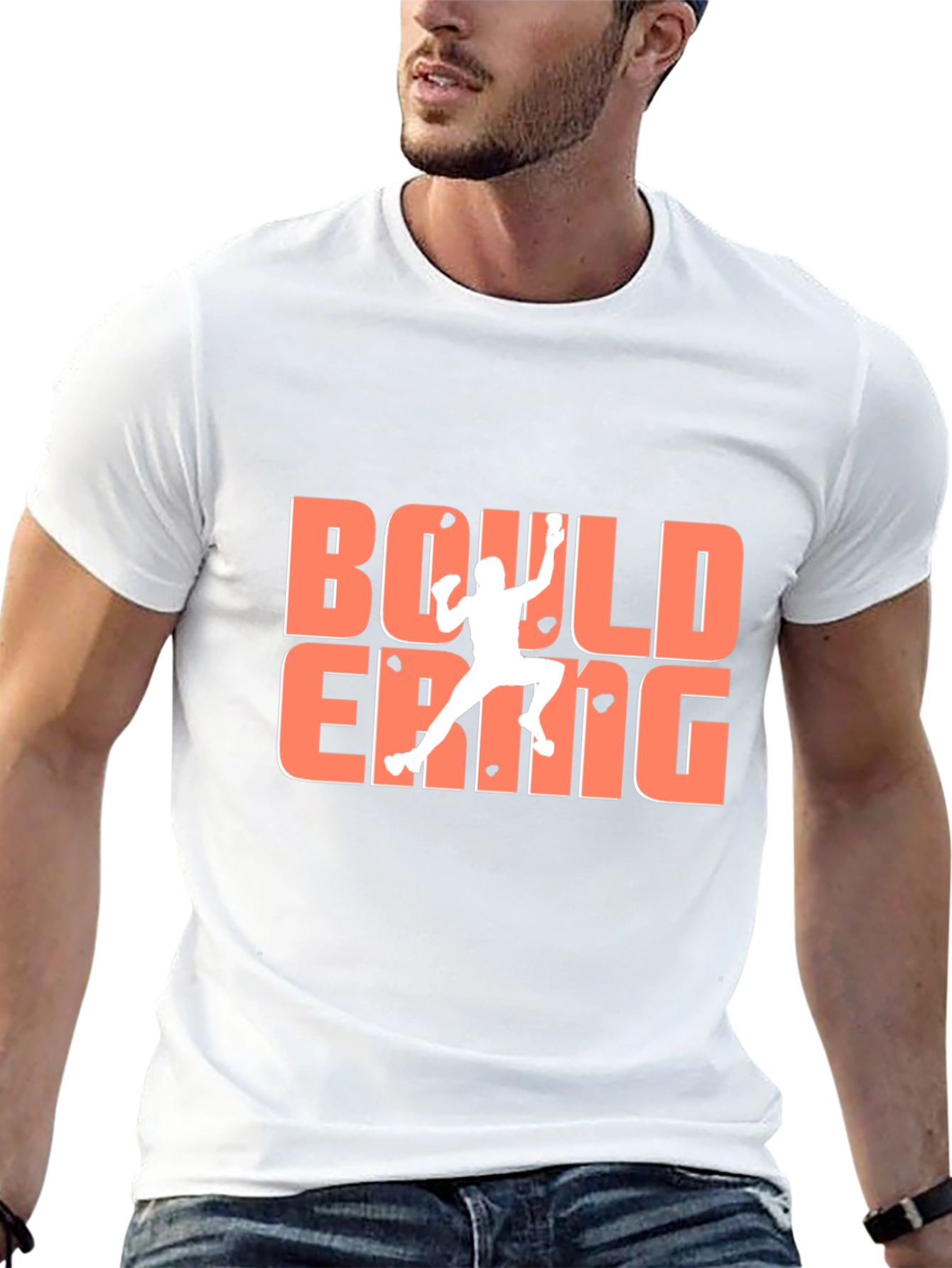 Bouldering Graphic T-Shirt - Black