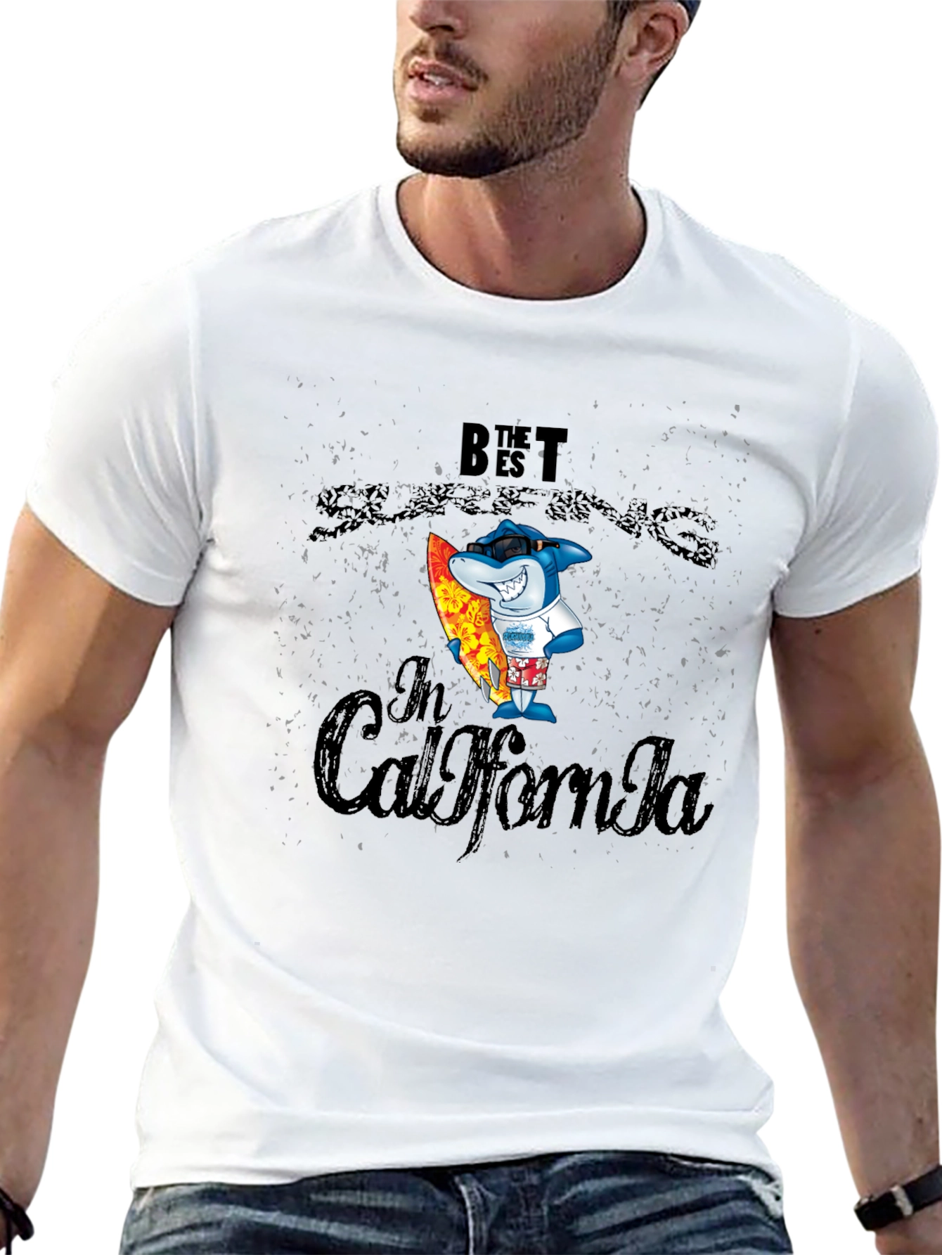 California Shark Graphic Tee