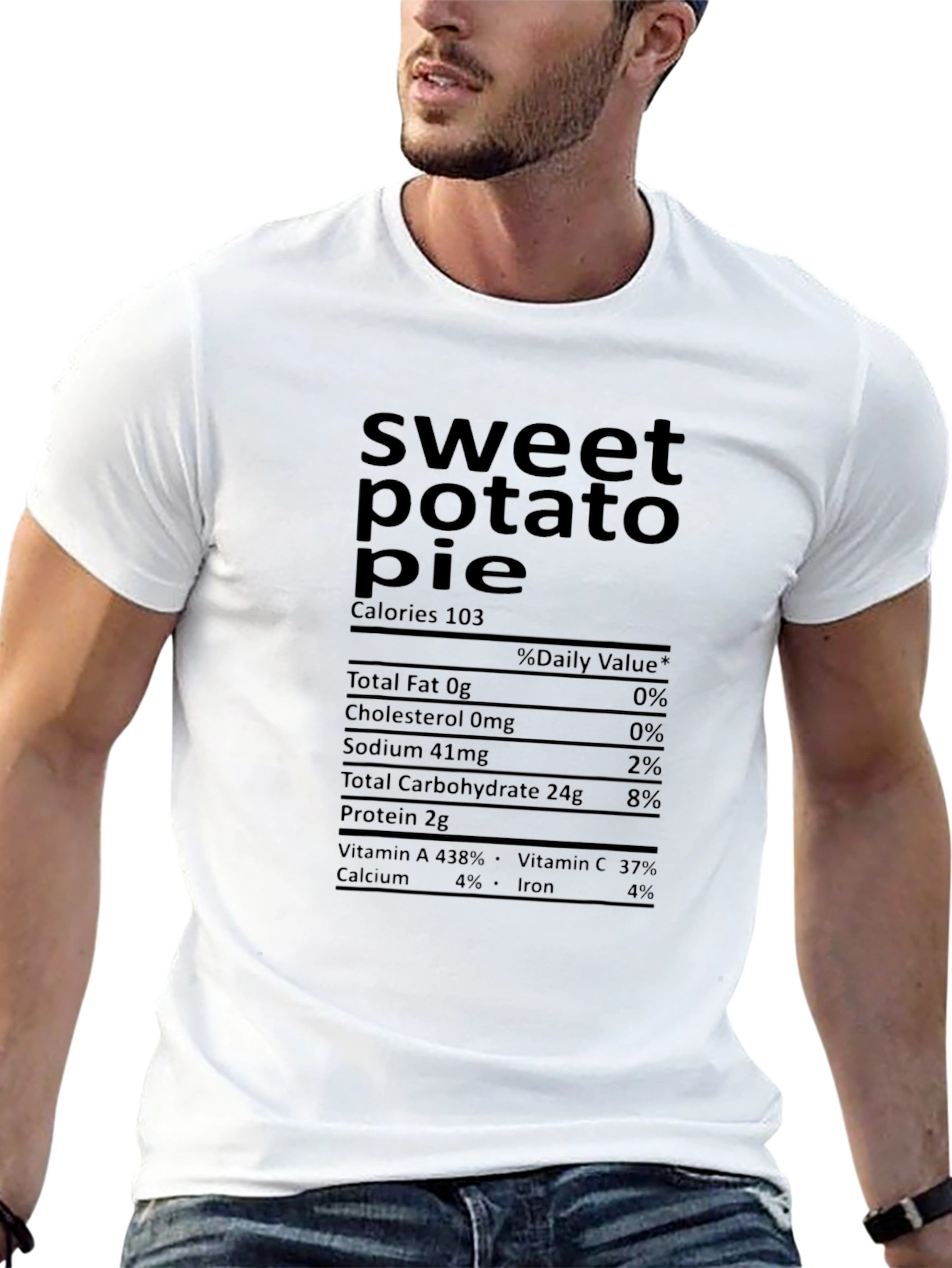 Sweet Potato Pie Nutrition Facts T-Shirt