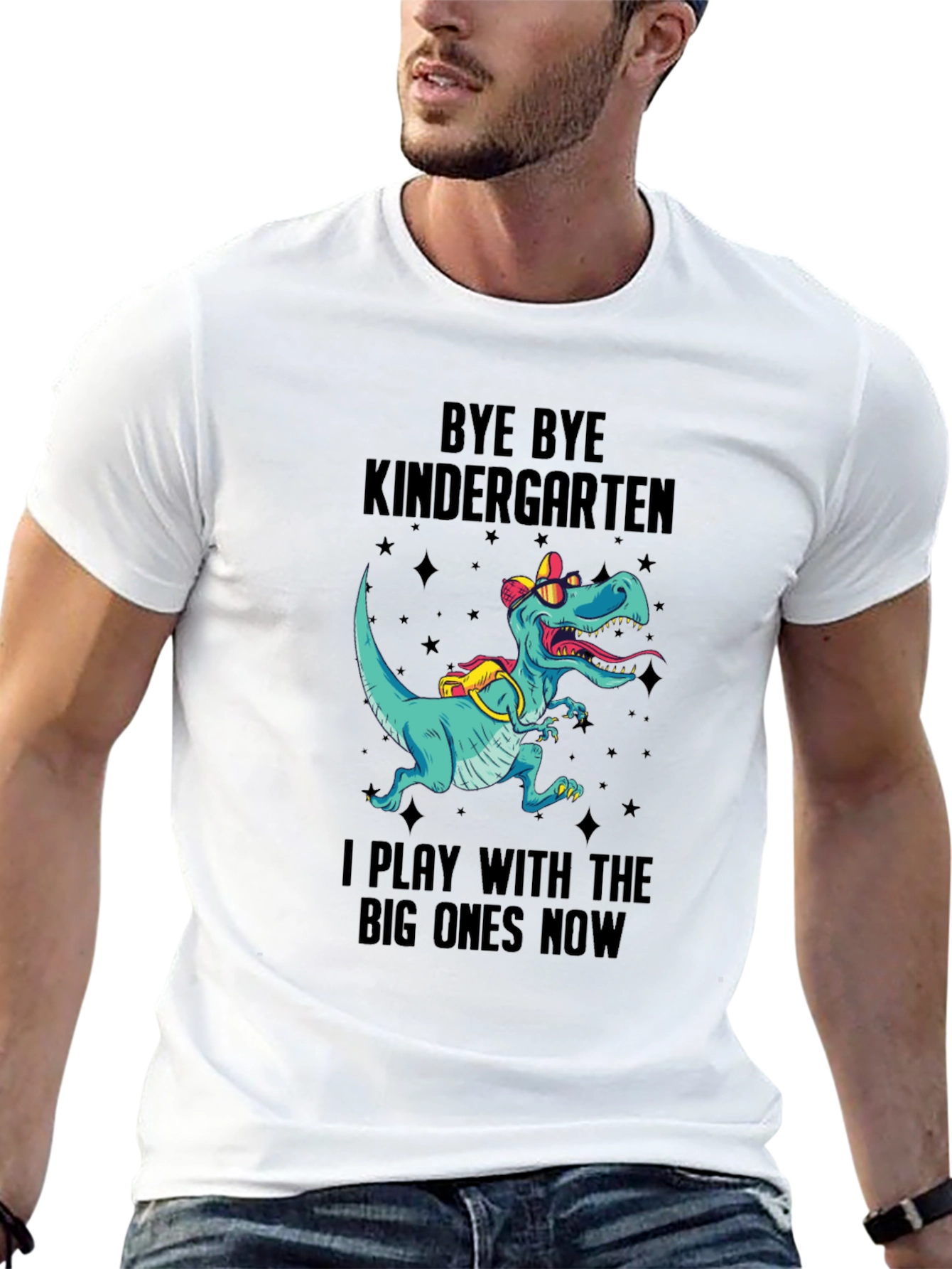 Bye Bye Kindergarten Dinosaur T-Shirt