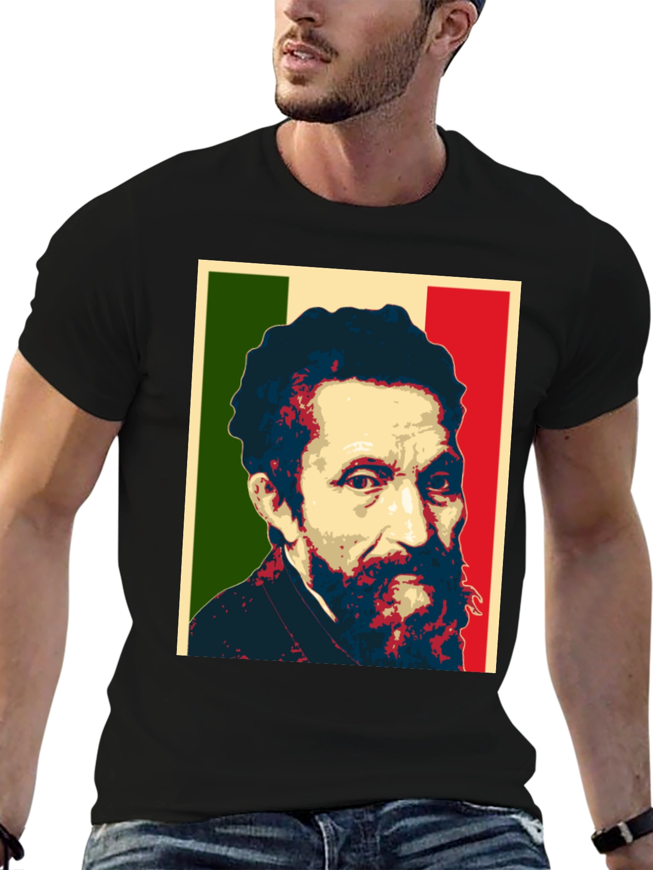 Michele T-Shirt Italian Flag