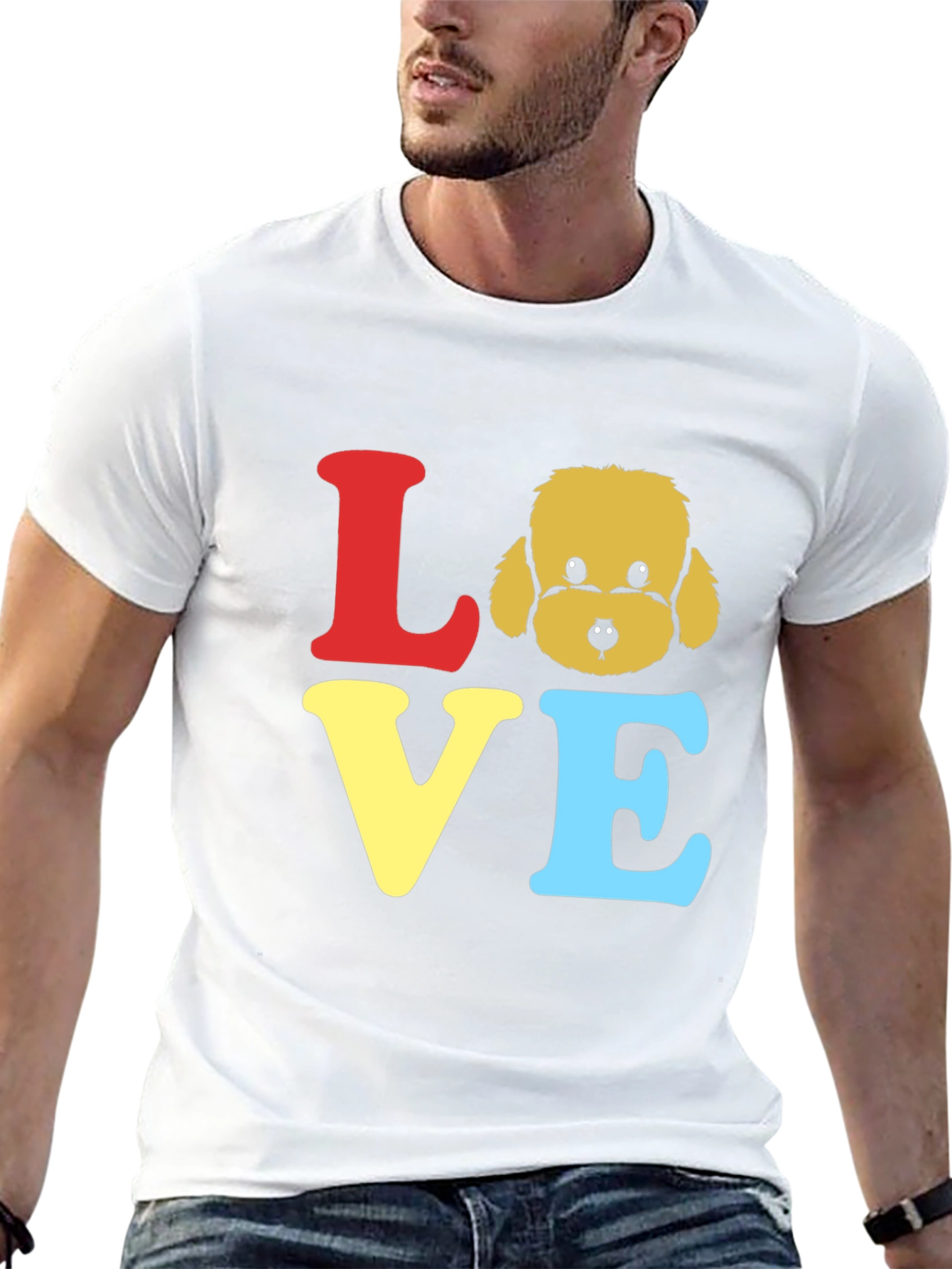 Love Doodle Dog T-Shirt - Cute Pet Graphic Tee