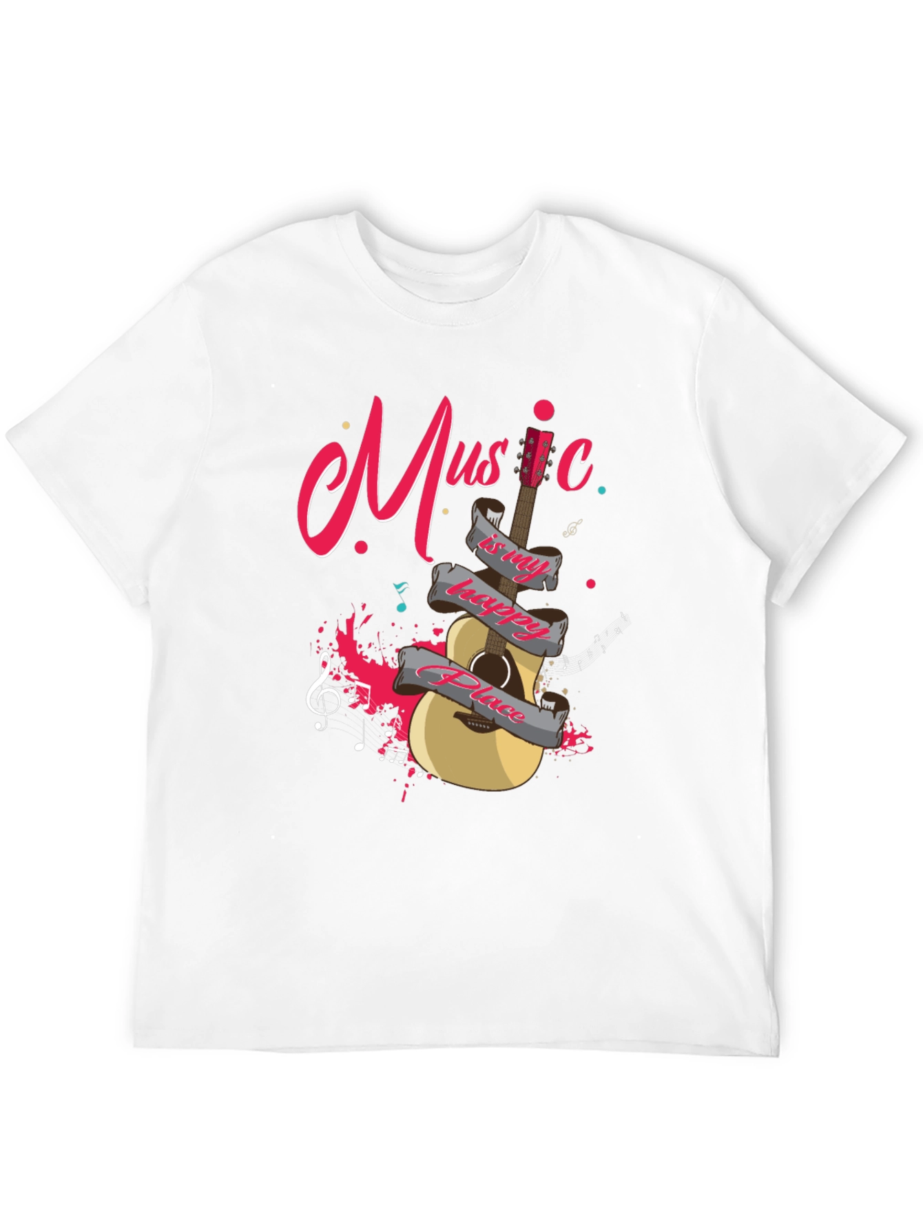 Music is My Happy Place Graphic Tee