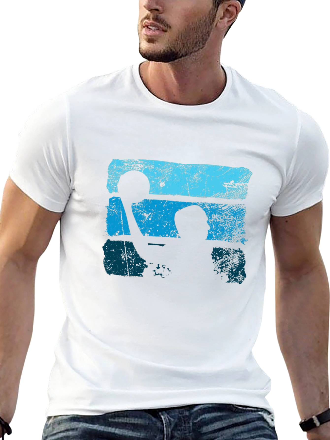Basketball Silhouette Graphic Tee