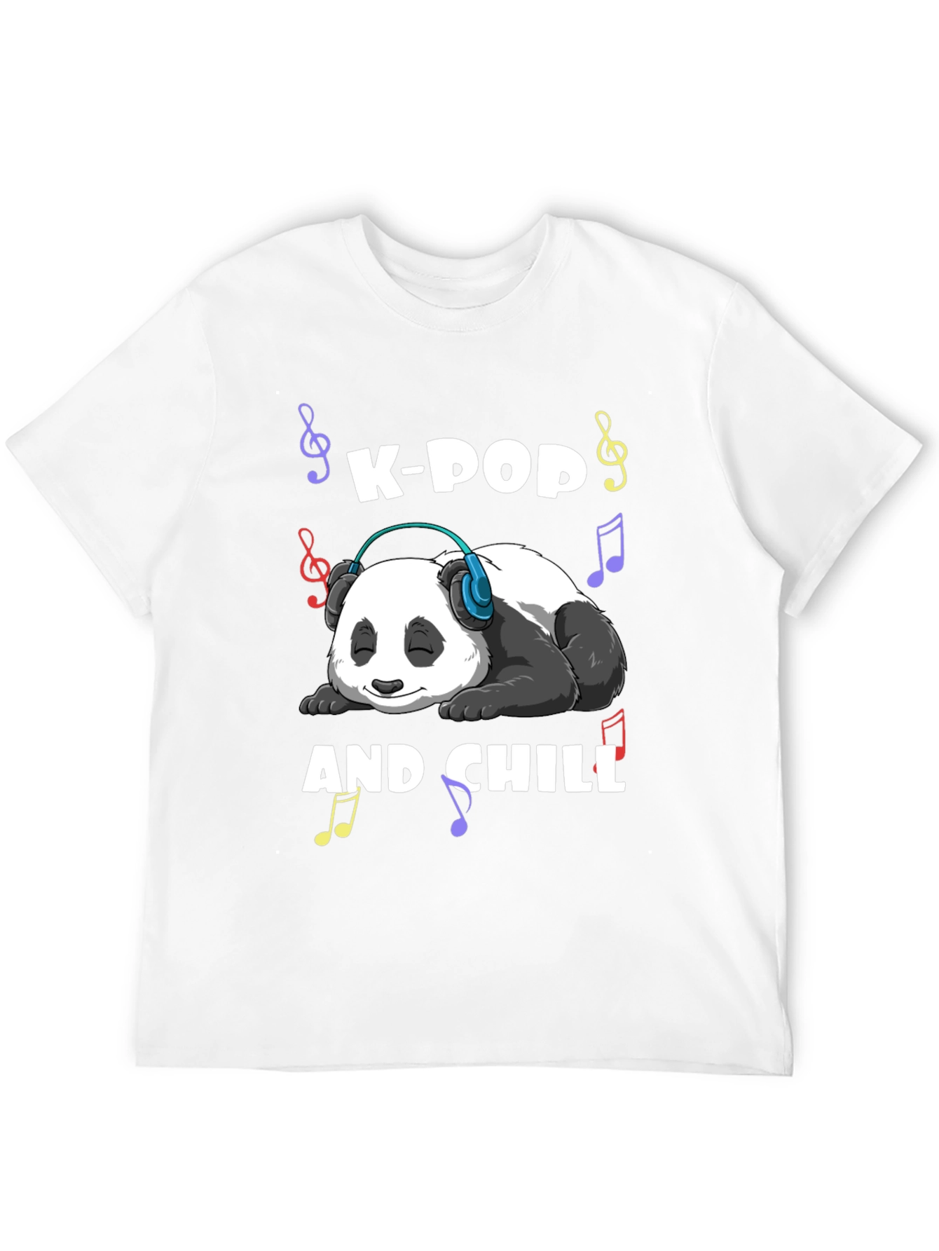 K-Pop and Chill Panda T-Shirt