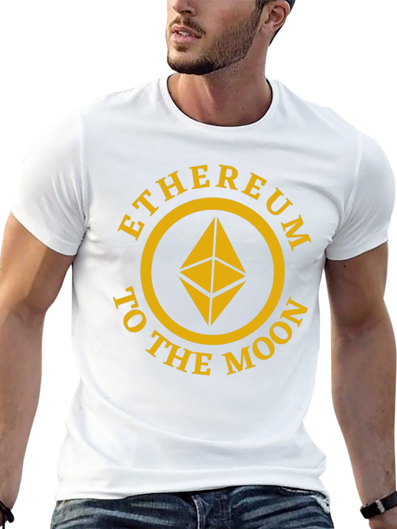 Ethereum to the Moon Crypto Tee