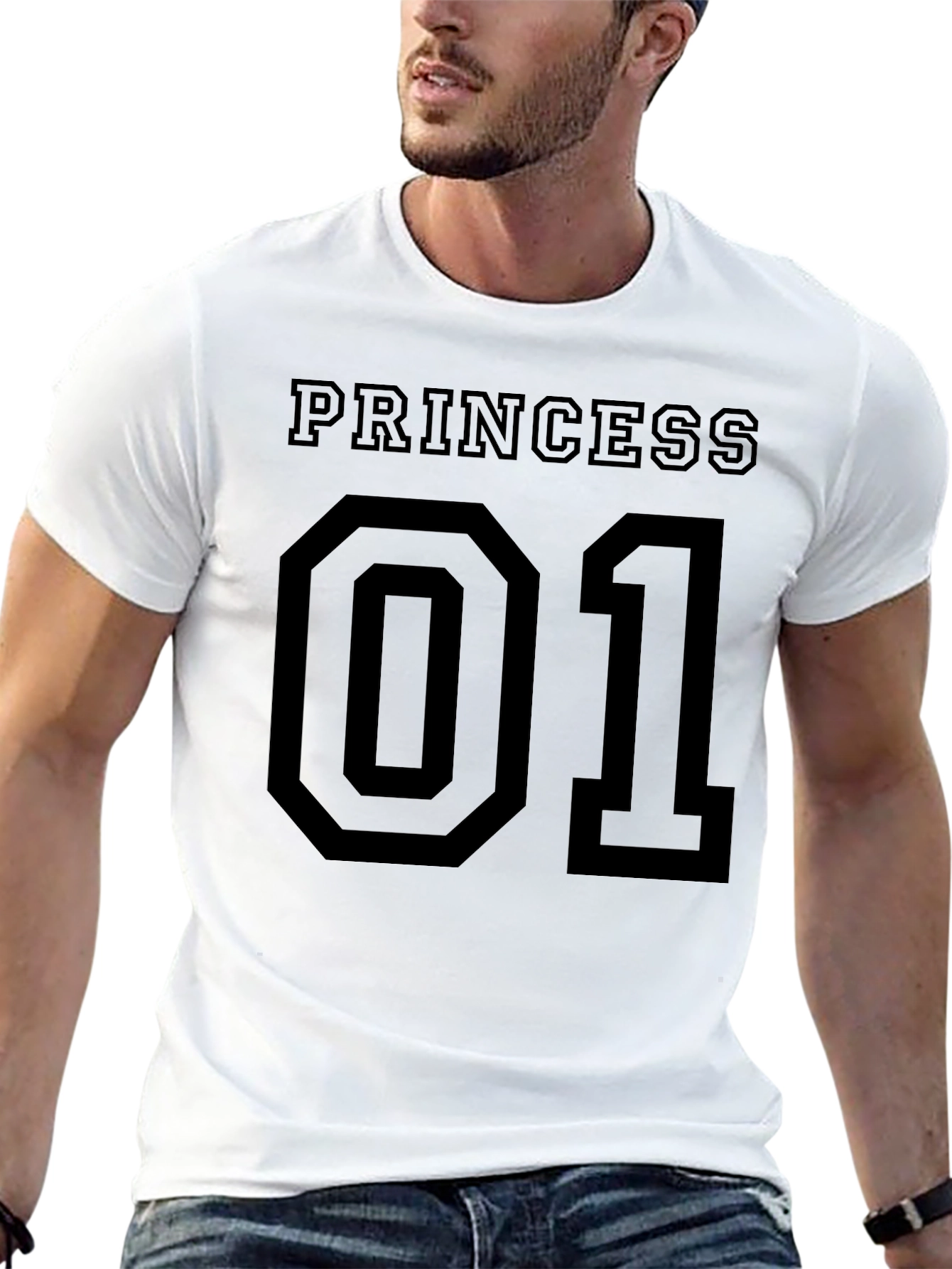 Princess 01 Black Graphic T-Shirt
