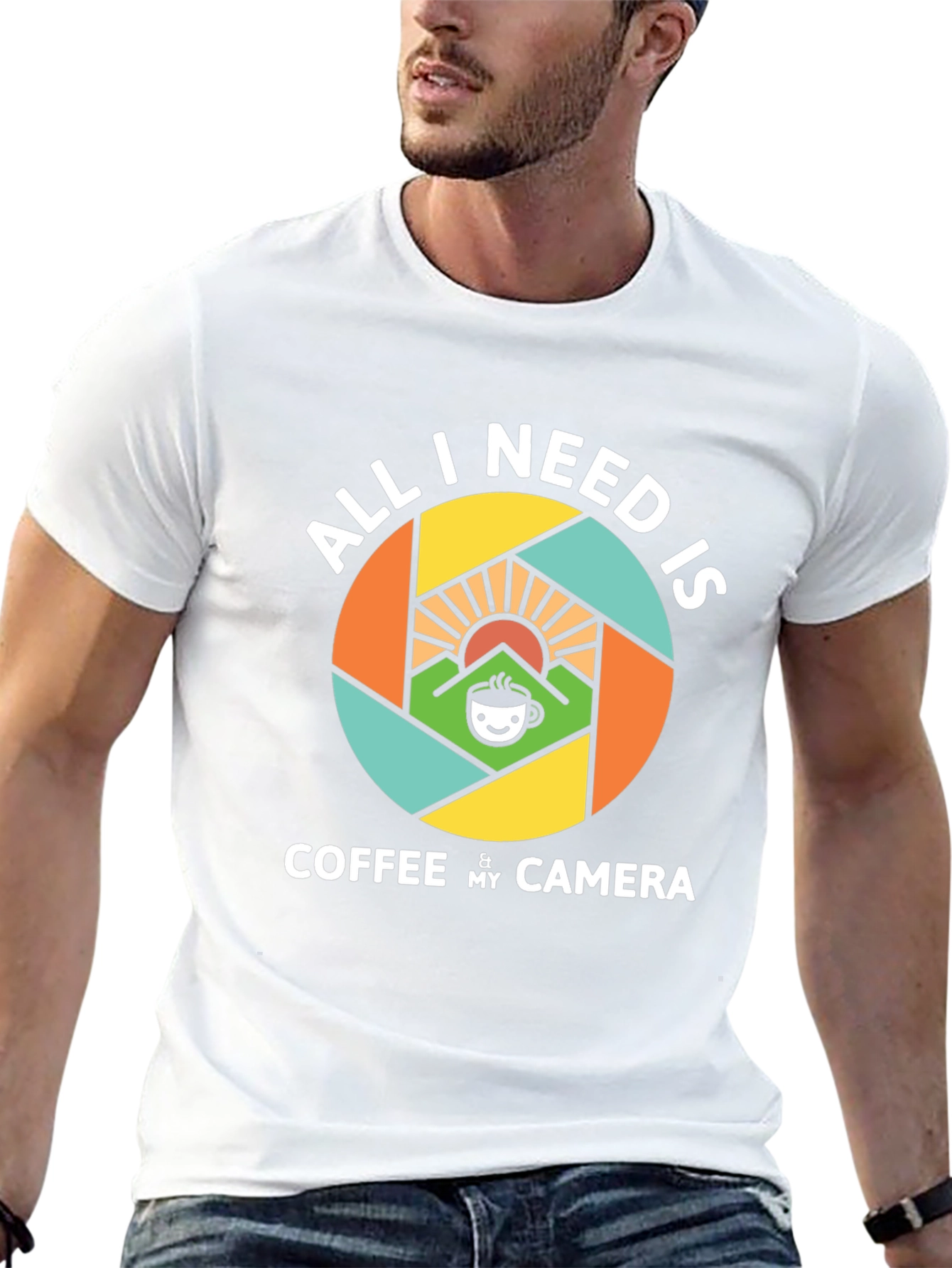 Coffee & Camera T-Shirt - Photographers Essential