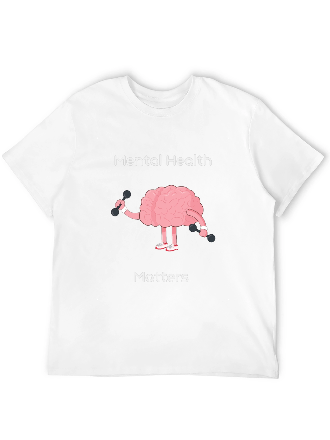 Mental Health Matters Brain Lifting Weights T-Shirt