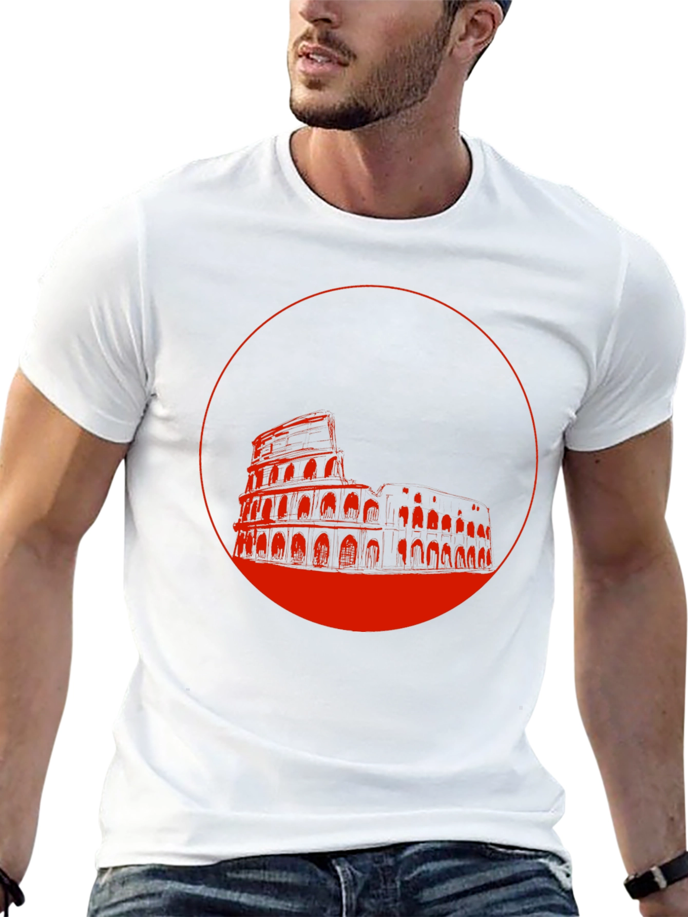 Colosseum Graphic Tee - Stylish Black T-Shirt