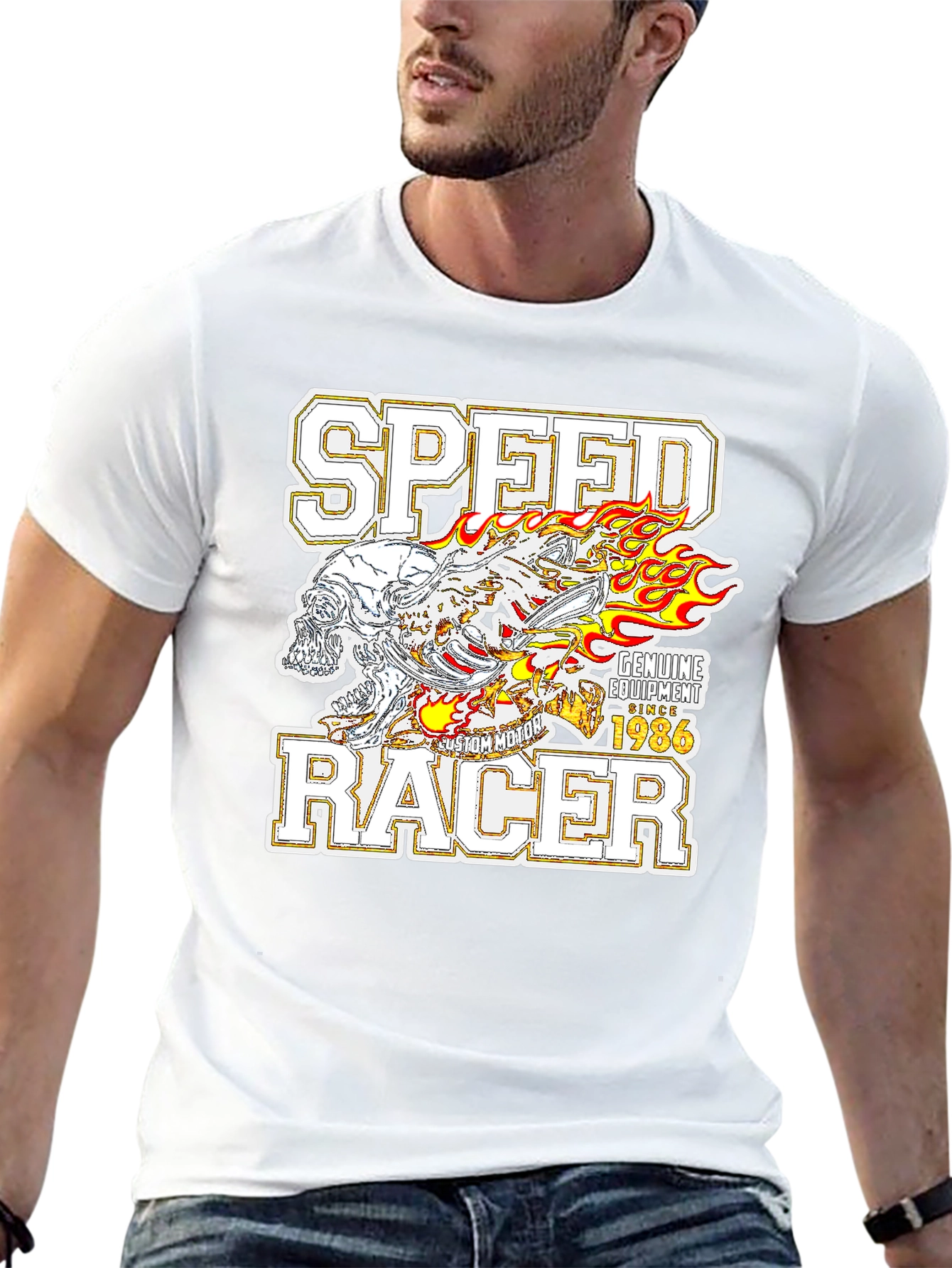 Speed Racer Graphic T-Shirt - Black