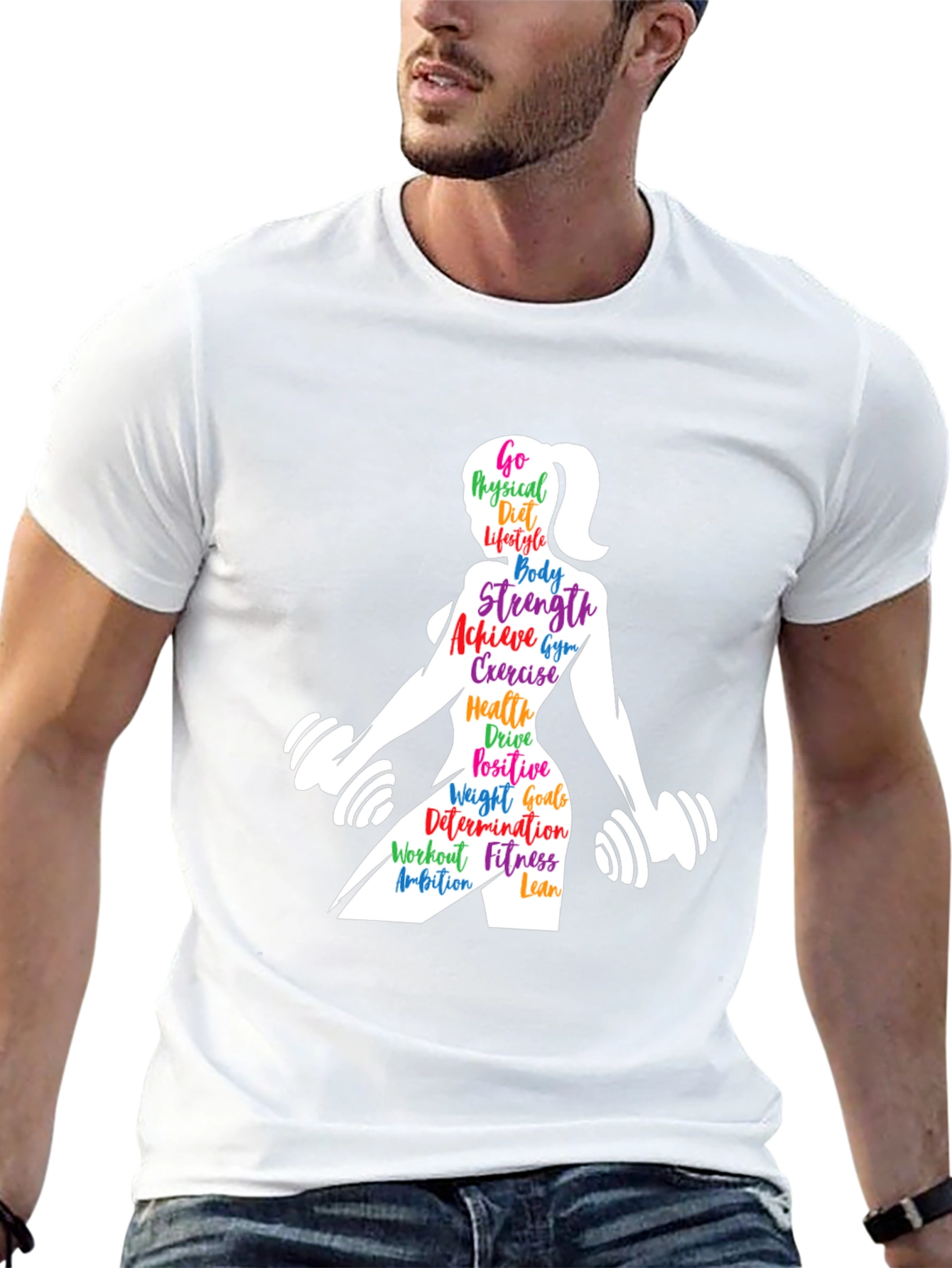 Fitness Motivation Graphic T-Shirt