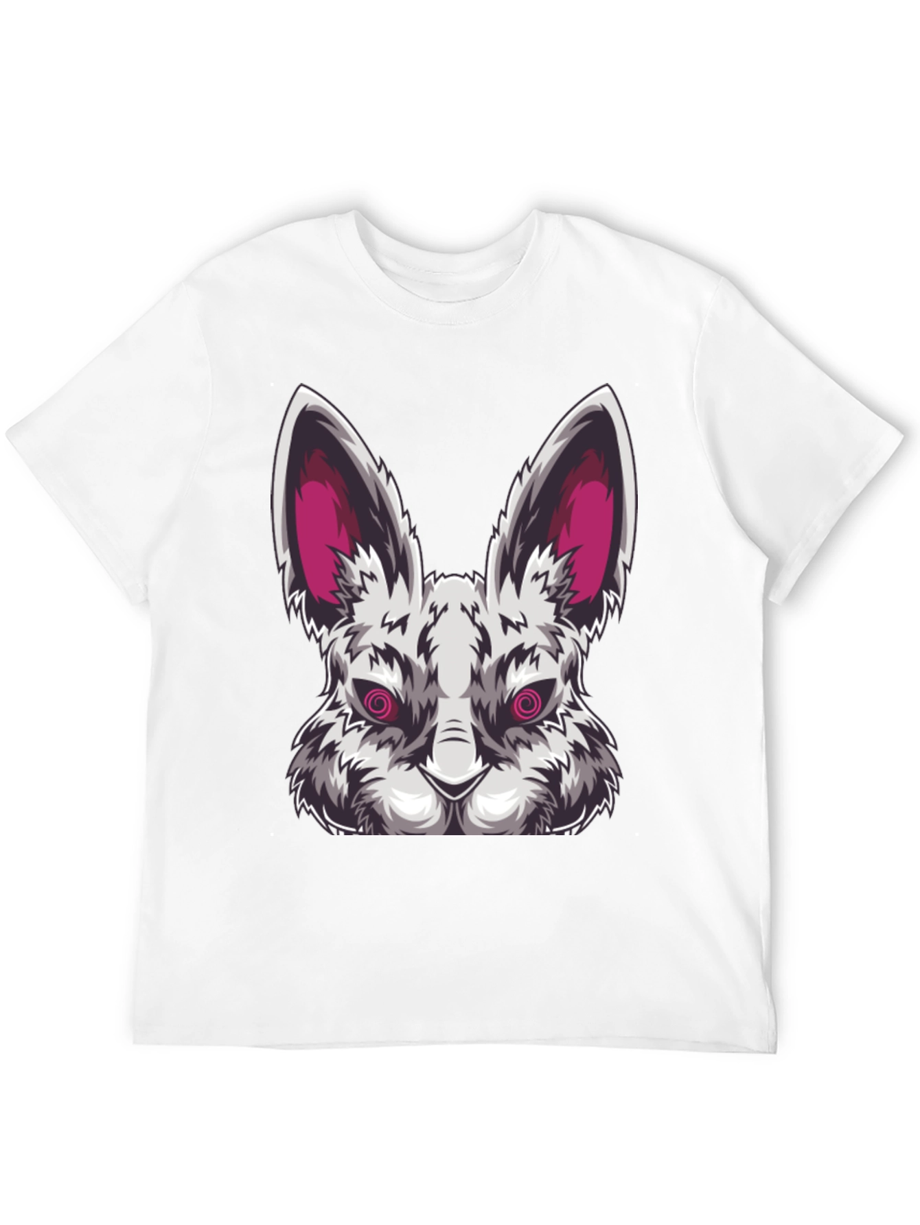 Rabbit Graphic T-Shirt - Mens Black Tee