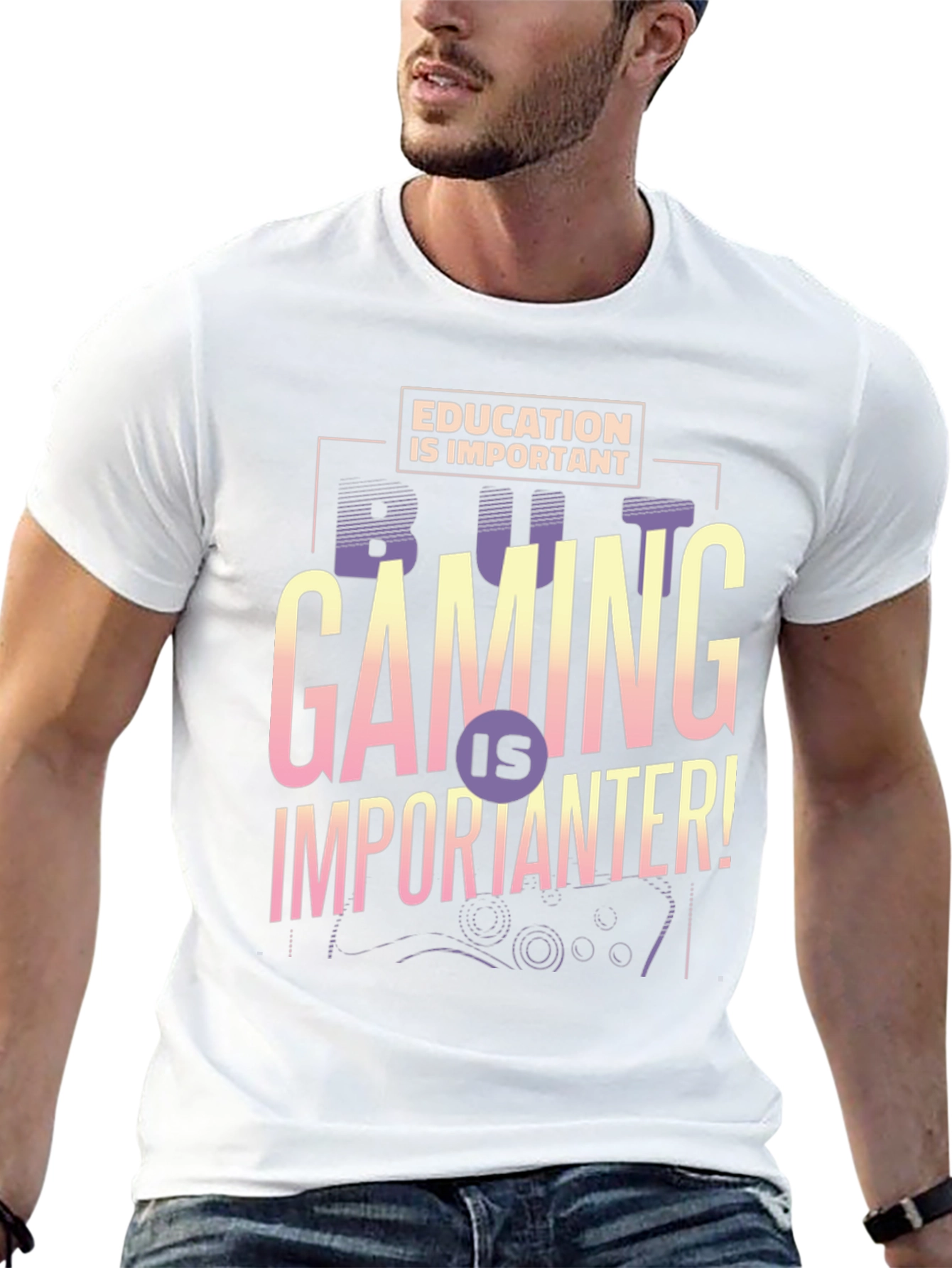 Gaming is Importanter T-Shirt - Gamer Gift