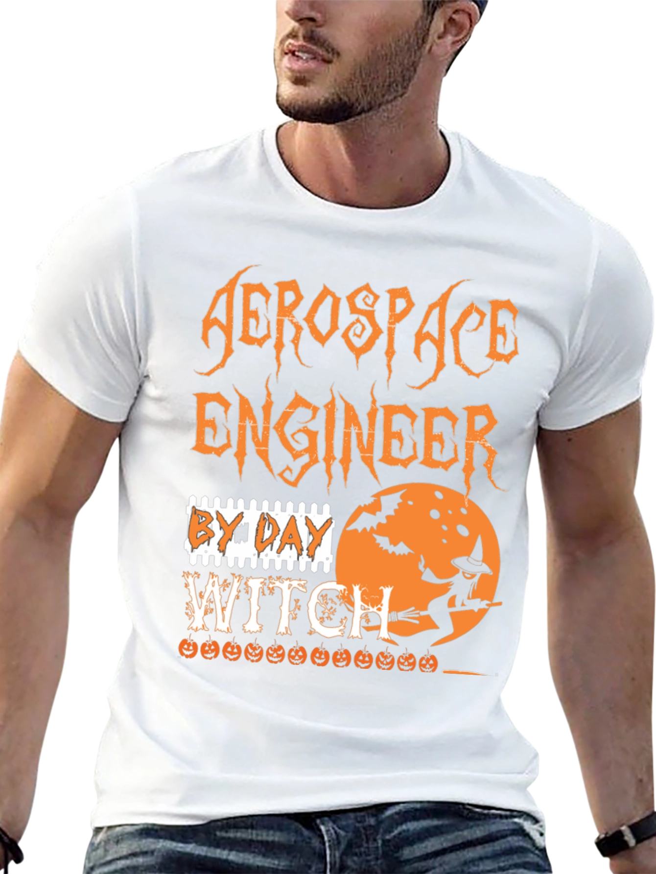 Aerospace Engineer By Day Witch T-Shirt Halloween