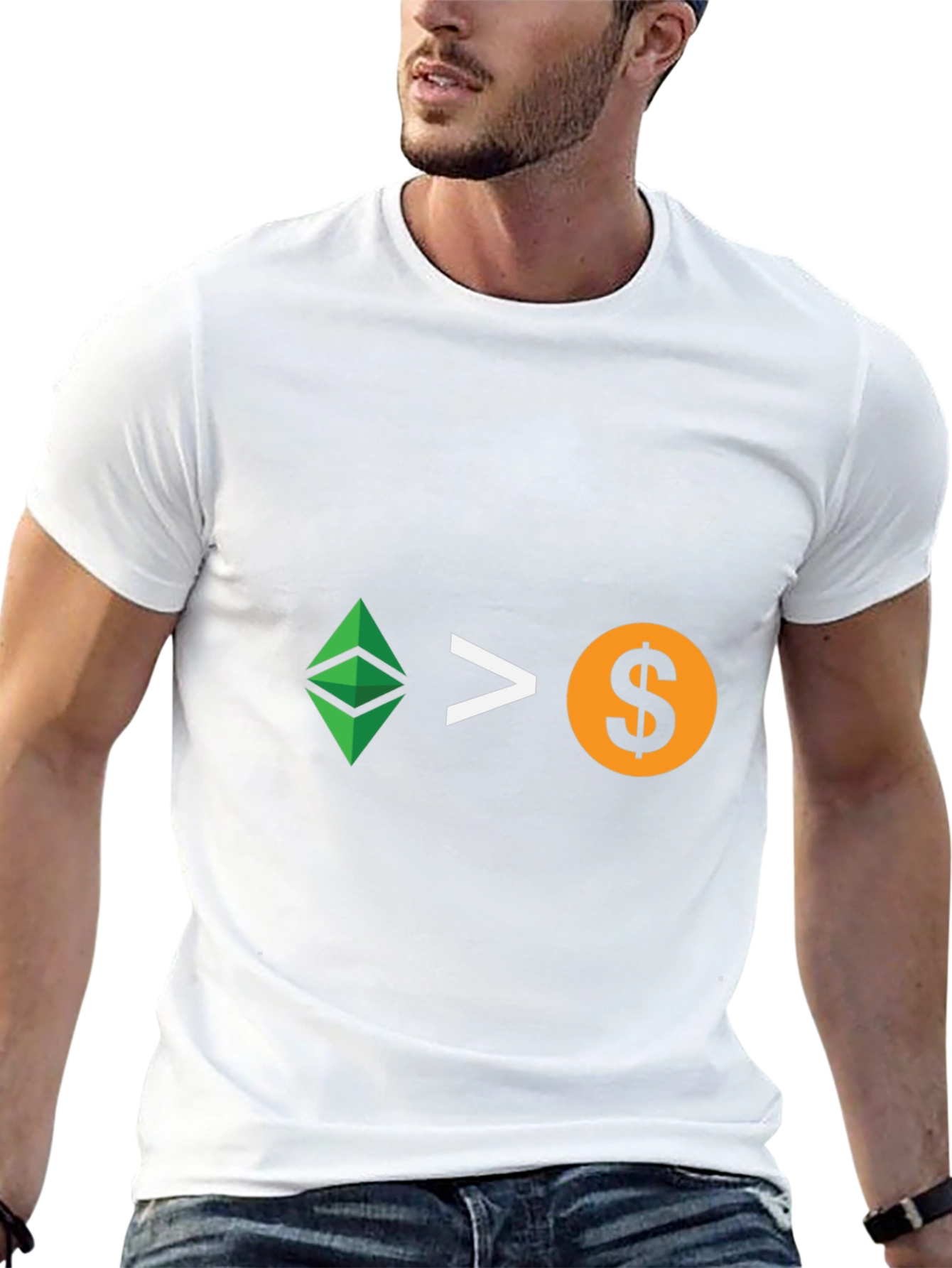 Ethereum > Dollar T-Shirt - Crypto Currency Tee