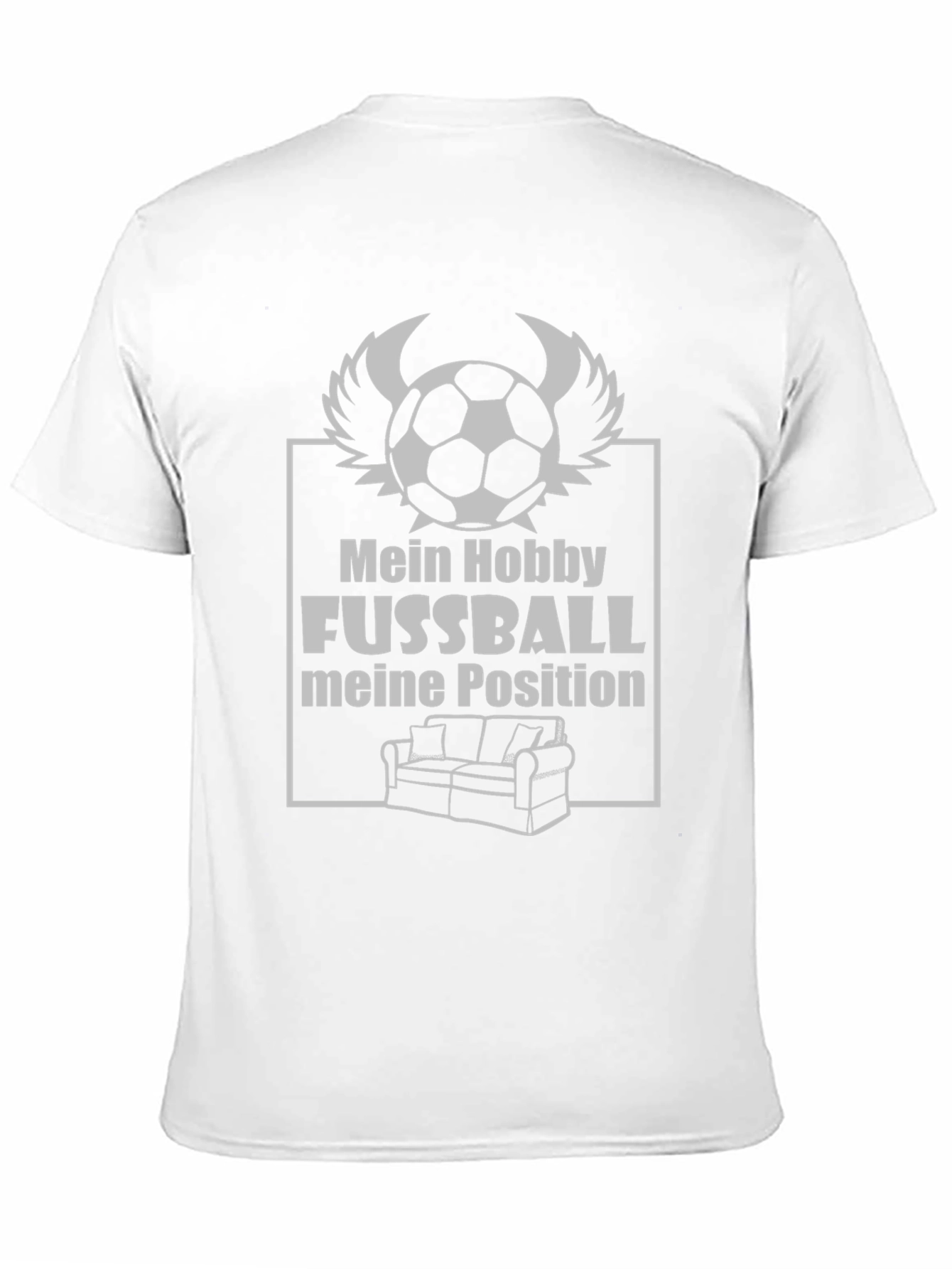 Funny Football Fan T-Shirt - Couch Position