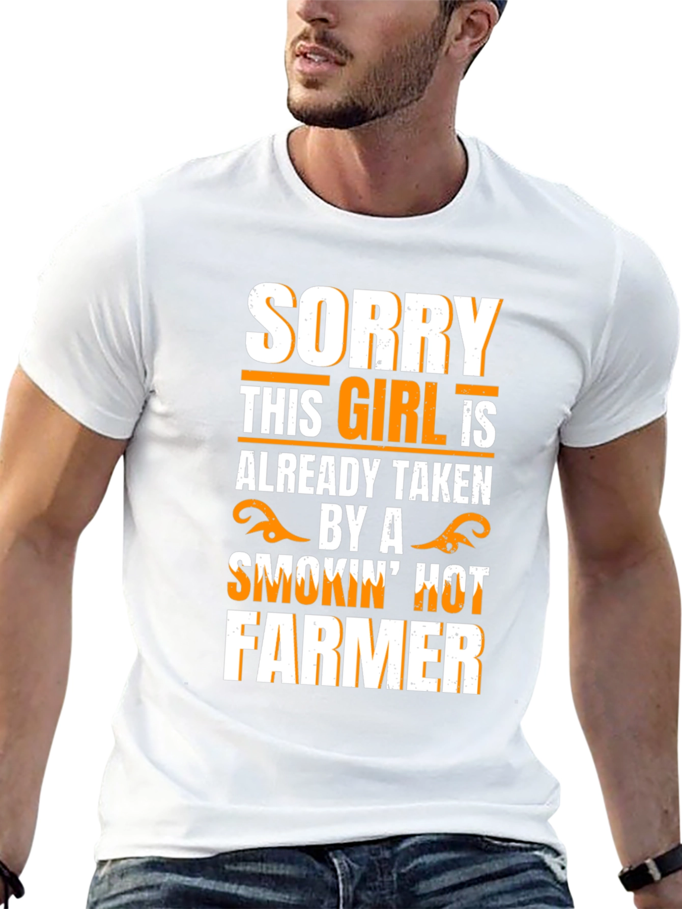 Taken by a Smokin Hot Farmer Graphic Tee