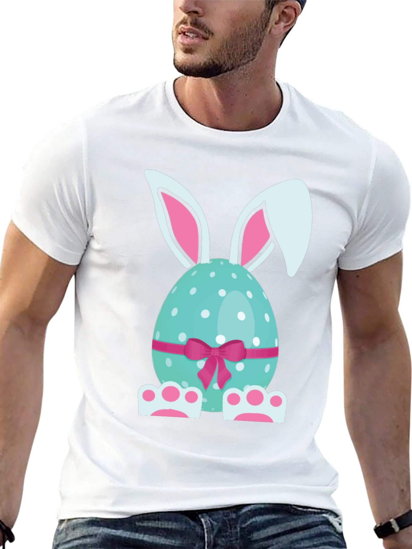 Easter Bunny Egg T-Shirt - Fun Holiday Apparel