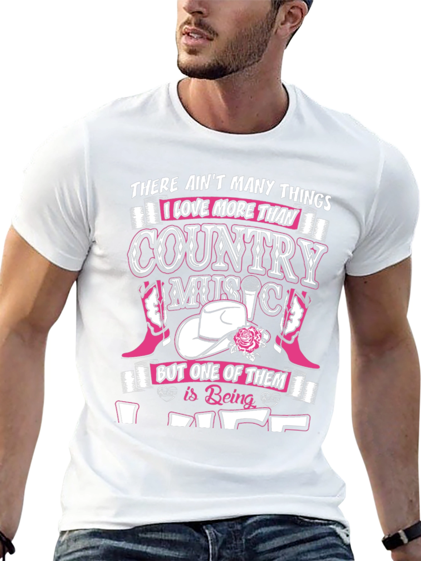 Country Music Lover Black T-Shirt