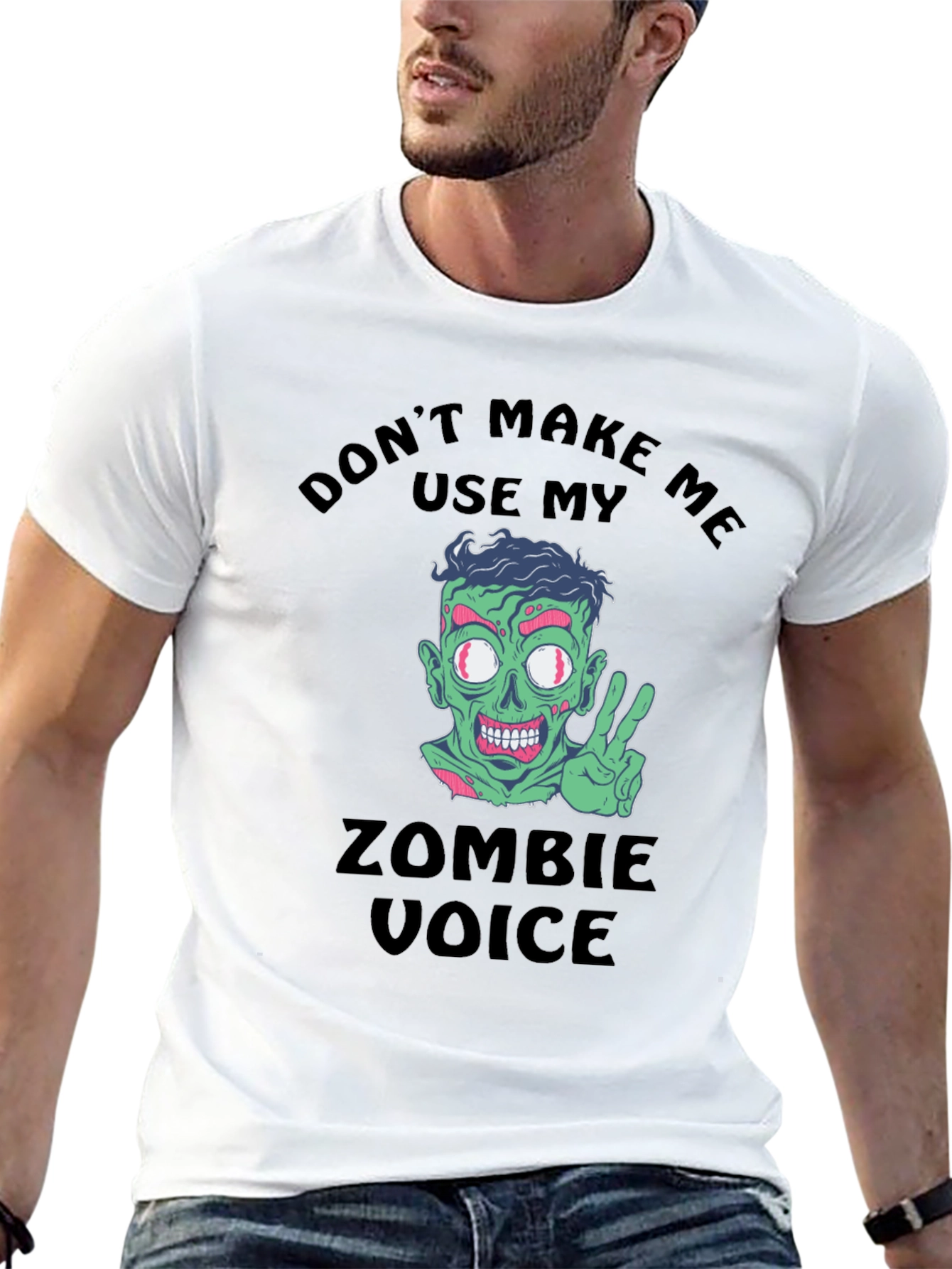 Zombie Voice Graphic T-Shirt