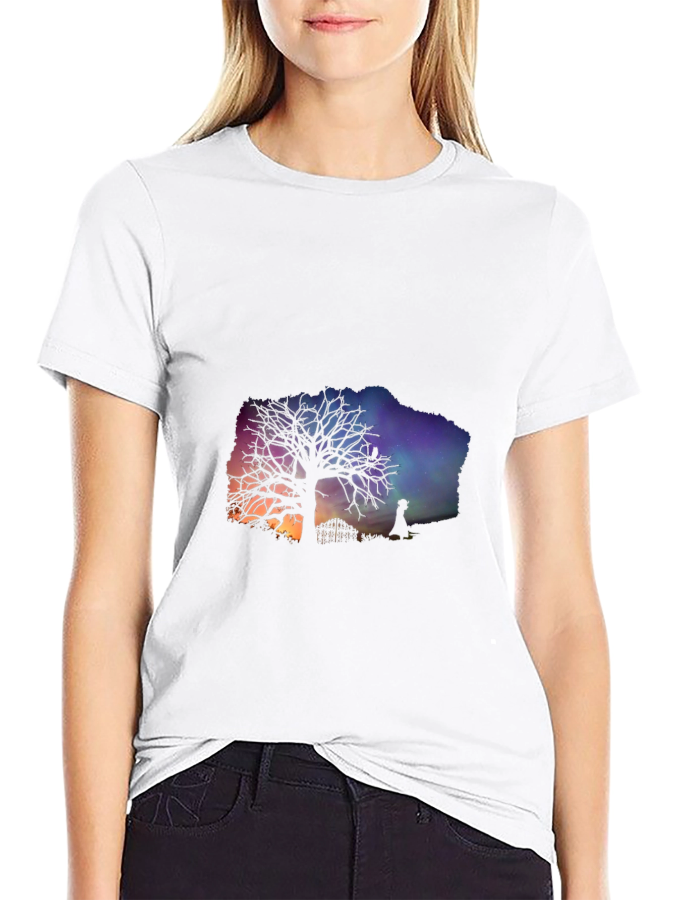 Silhouette Tree Graphic Tee