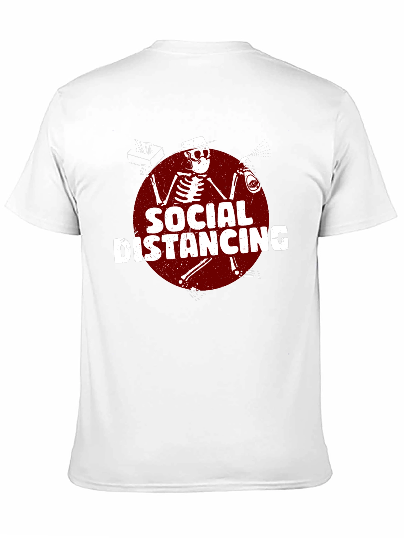 Social Distancing Skeleton T-Shirt