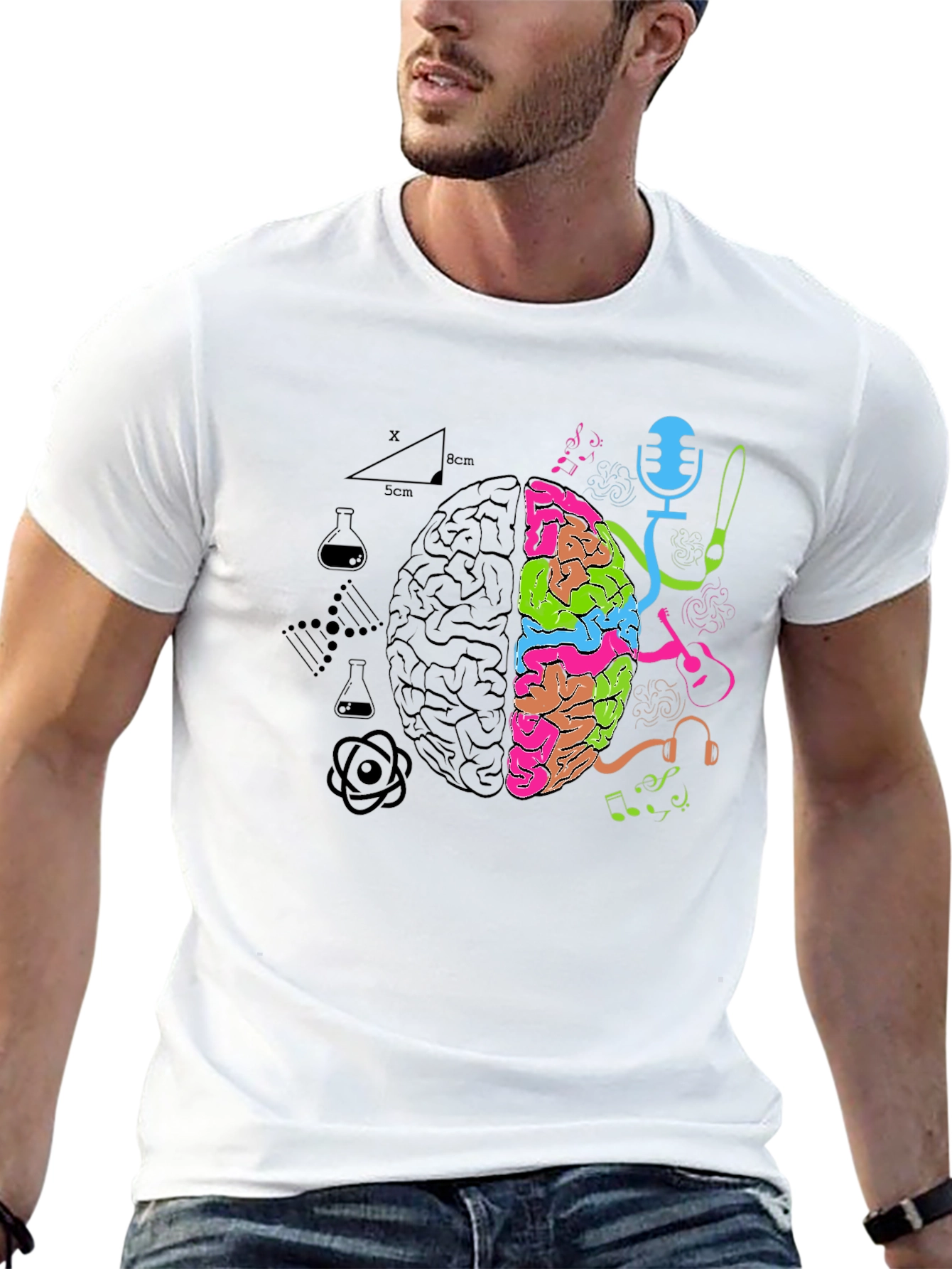 Brain Art vs Science T-Shirt