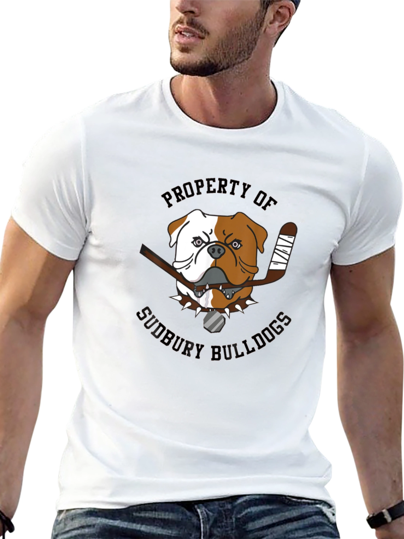 Sudbury Bulldogs Graphic T-Shirt Hockey Fan Apparel