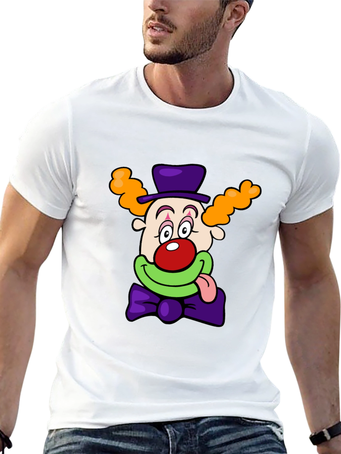 Clown Graphic T-Shirt - Mens Black Tee