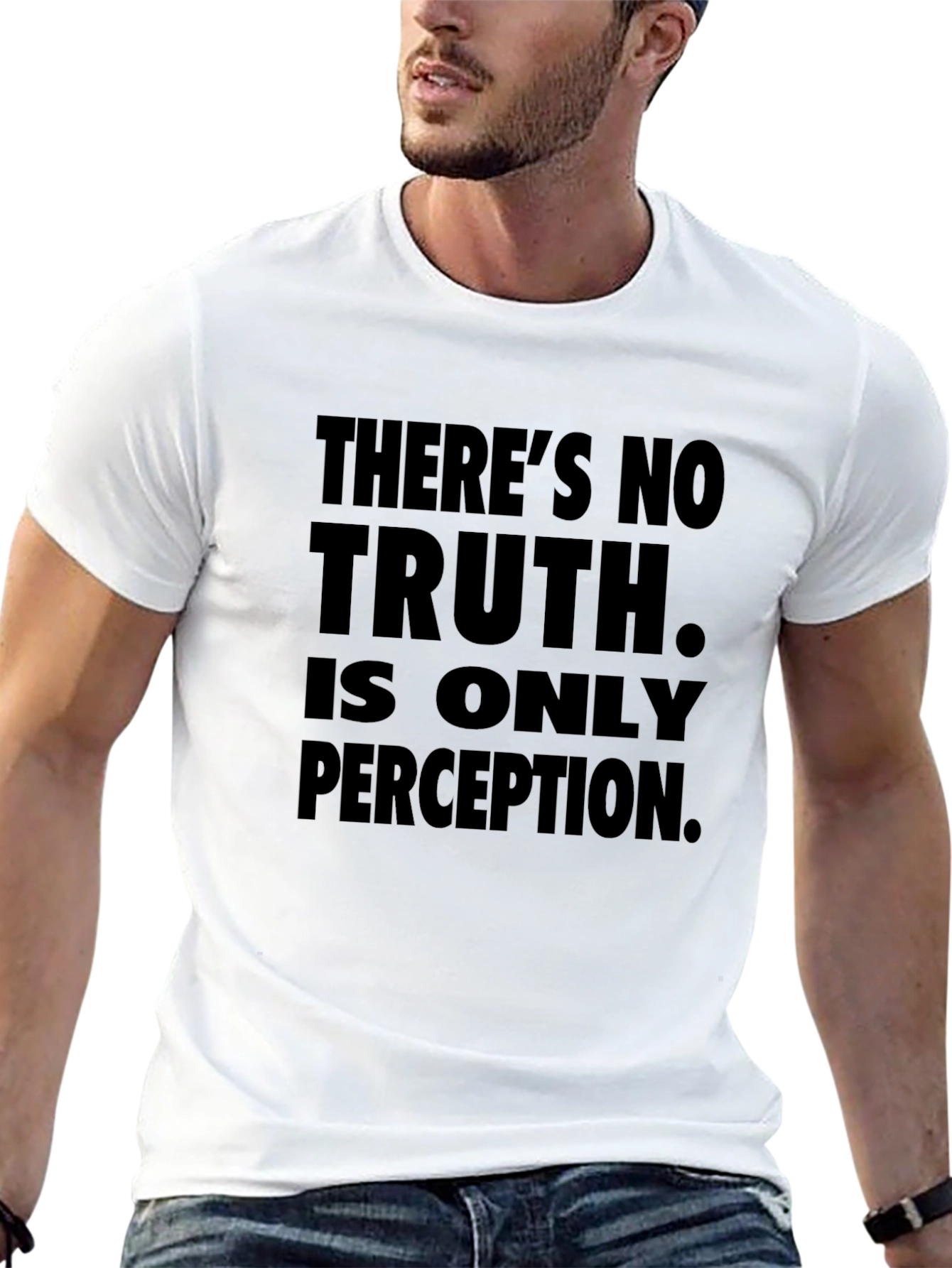 Philosophical Statement Graphic T-Shirt