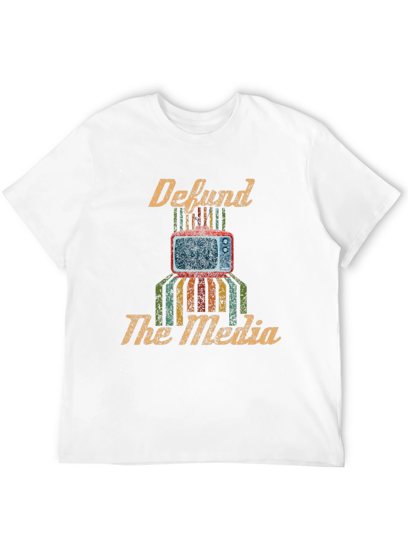 Defund The Media Graphic Tee