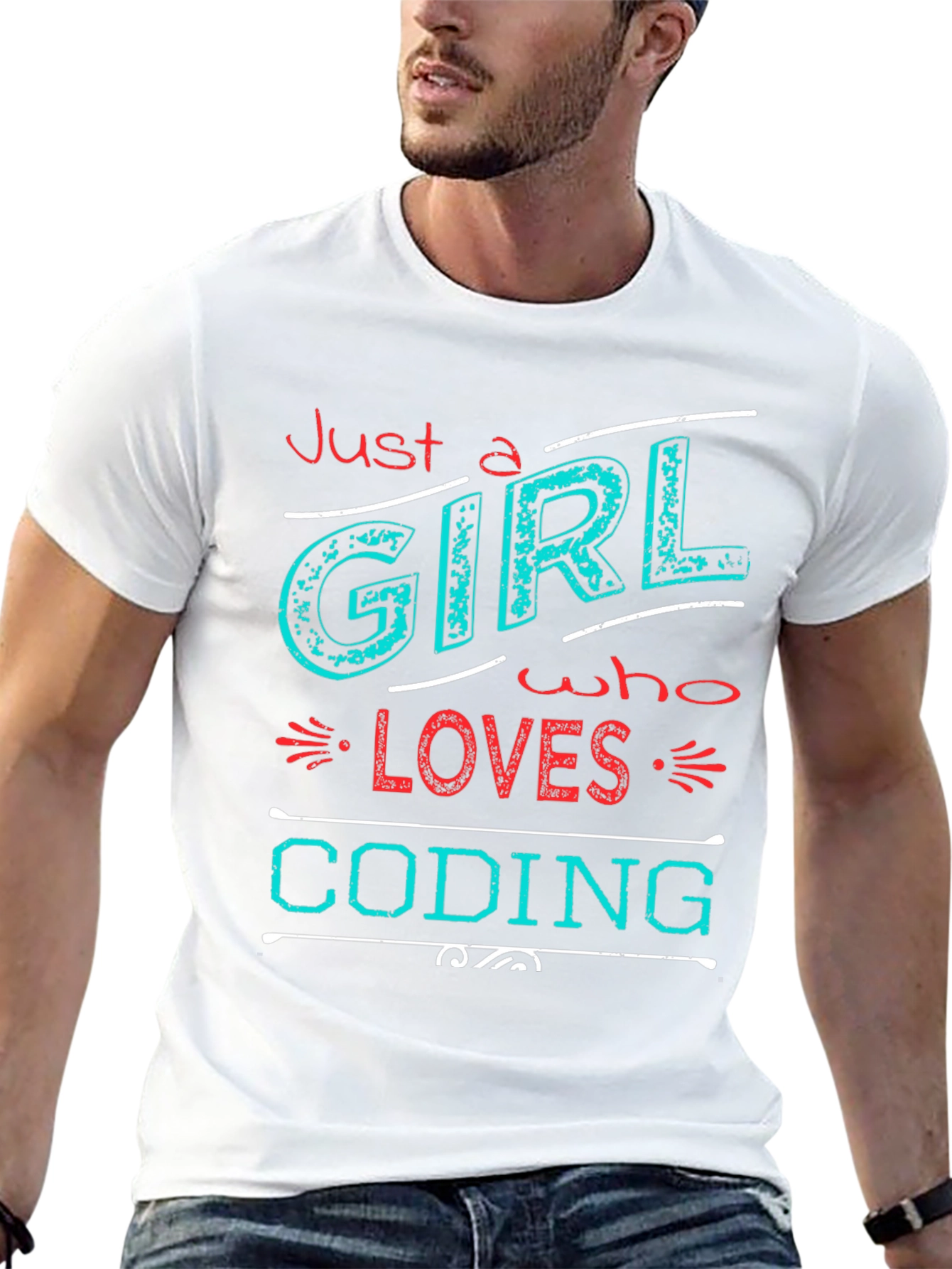 Just a Girl Who Loves Coding T-Shirt