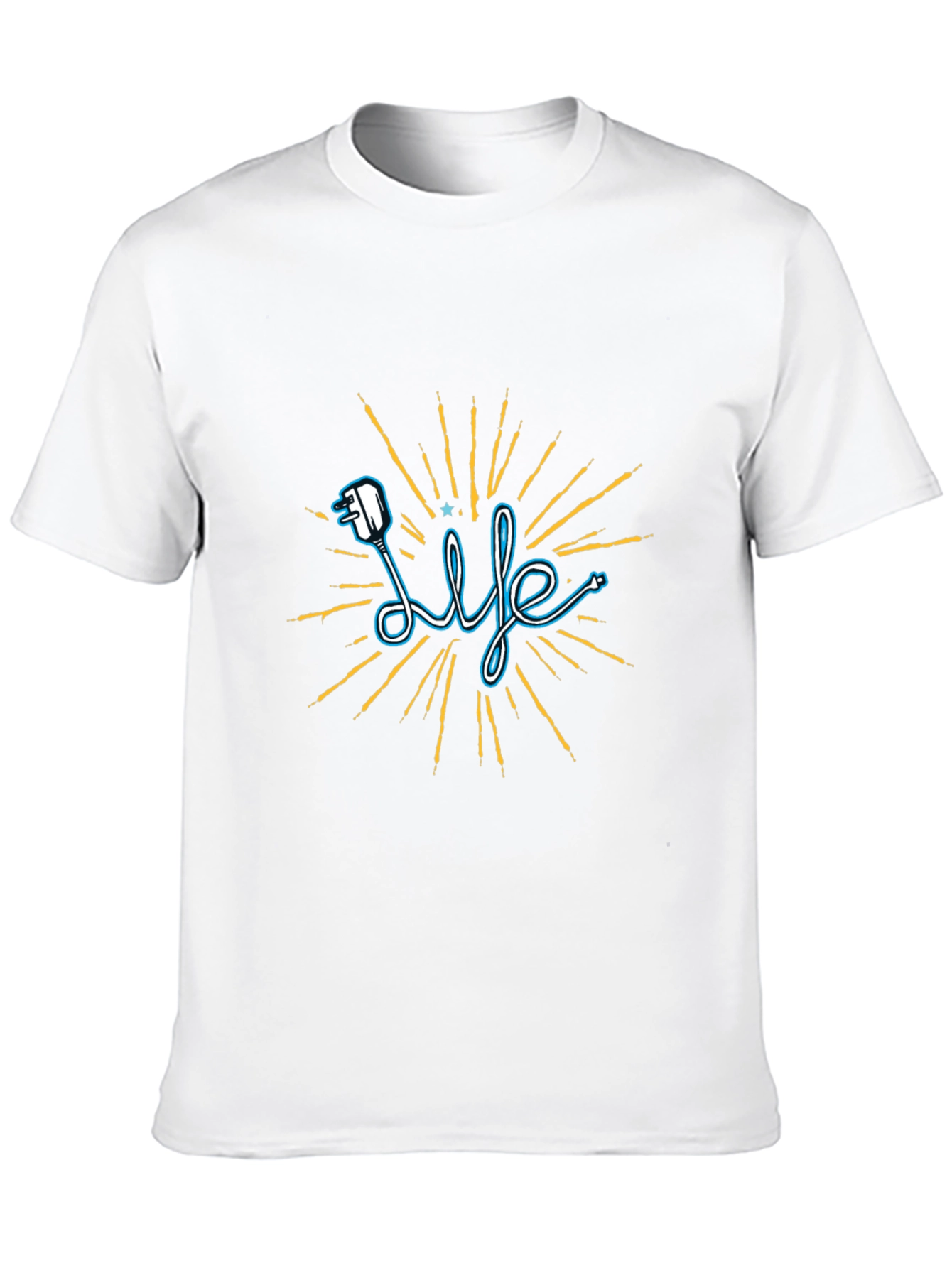 Life Plug T-Shirt - Electrician Style