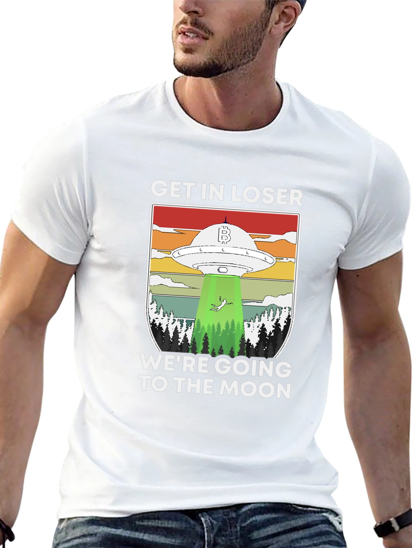 Get In Loser Were Going to the Moon T-Shirt